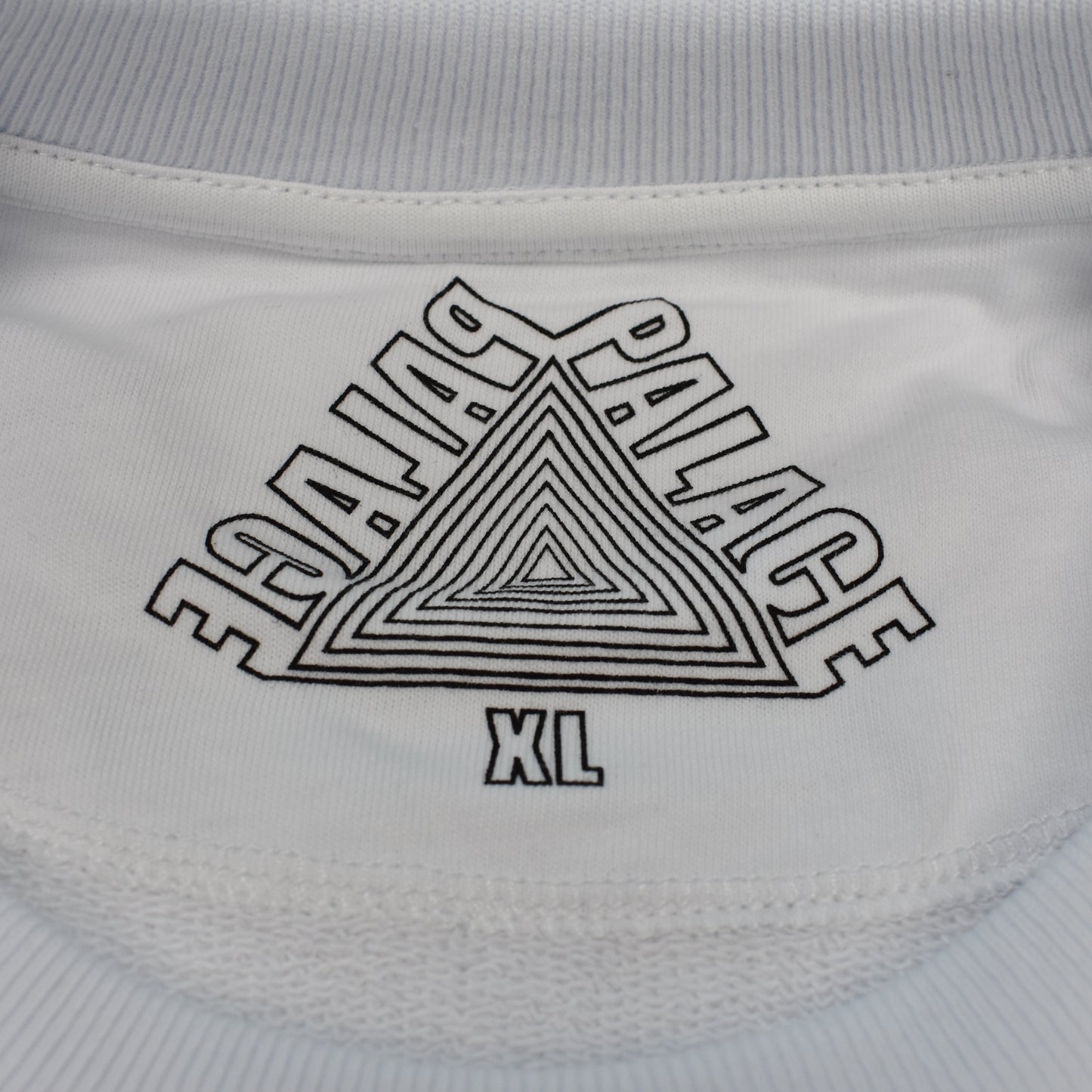 Palace - White Correct Logo Sweatshirt