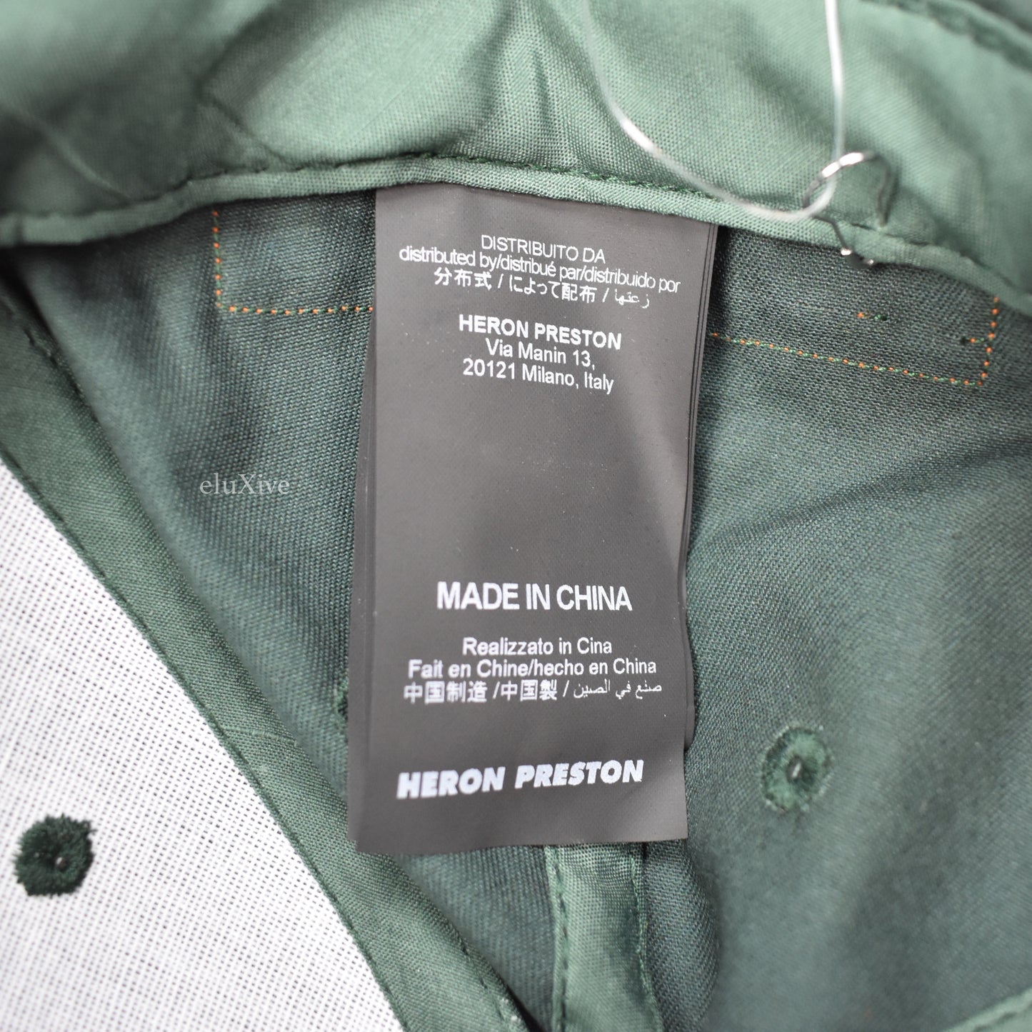 Heron Preston - Green DSNY Embroidered Hat