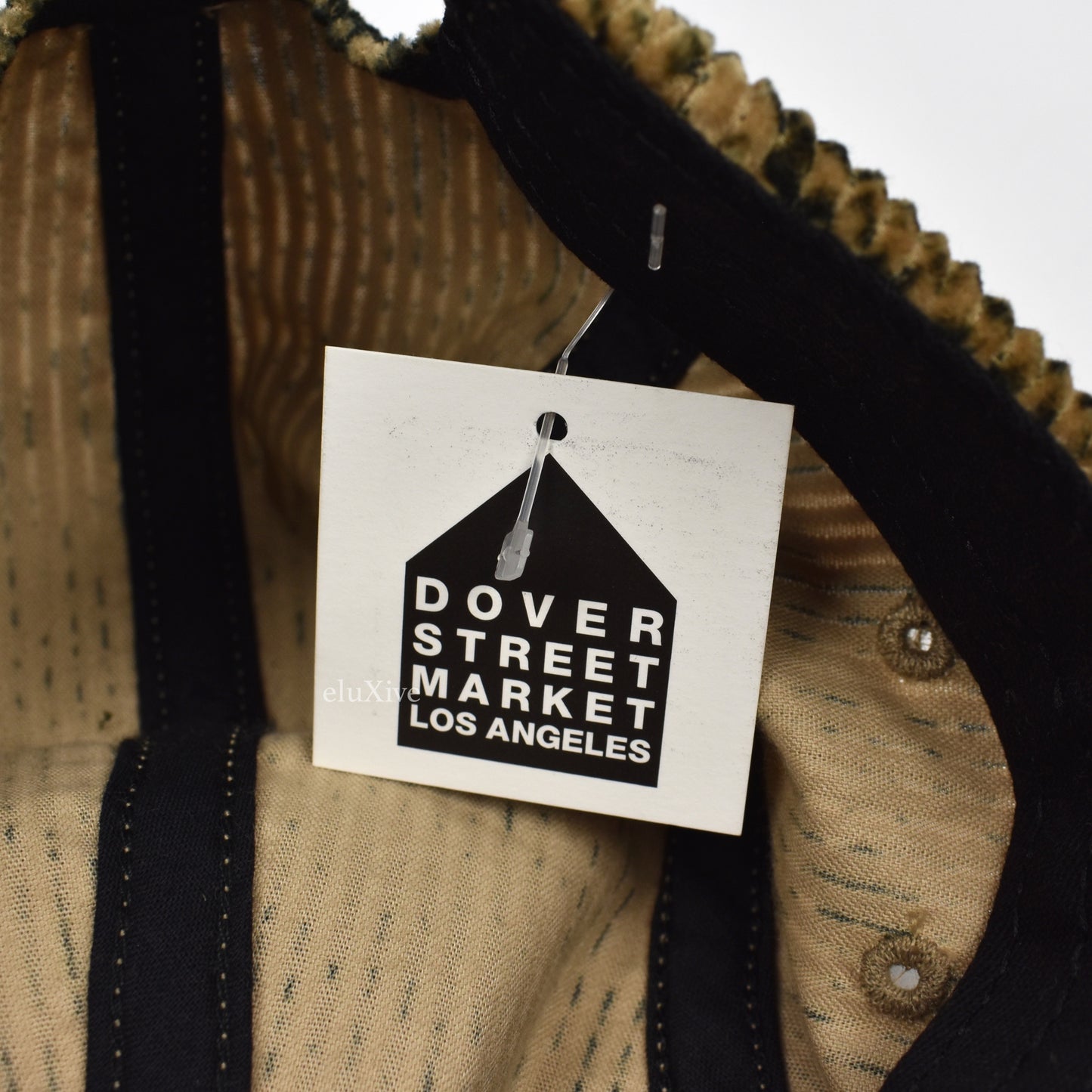 Supreme - Box Logo Snakeskin Corduroy Hat (Tan)