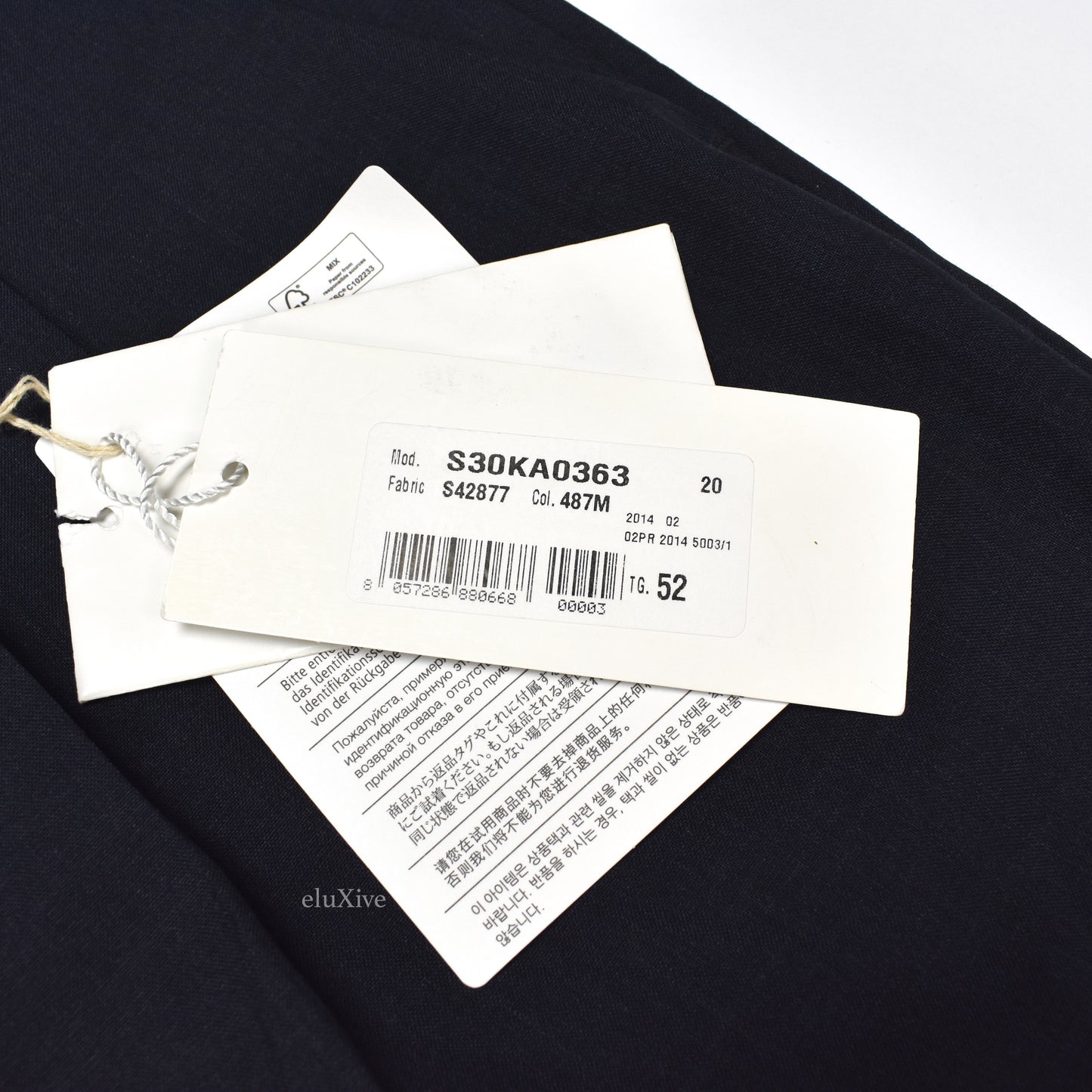 Maison Margiela - Navy Pleated Wool Pants