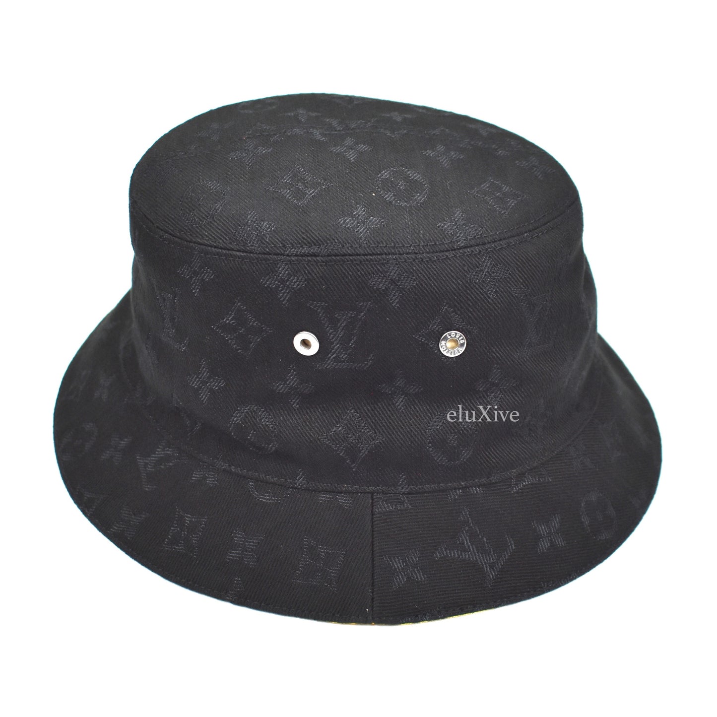 Louis Vuitton - Monogram Denim Woven Bucket Hat (Black)