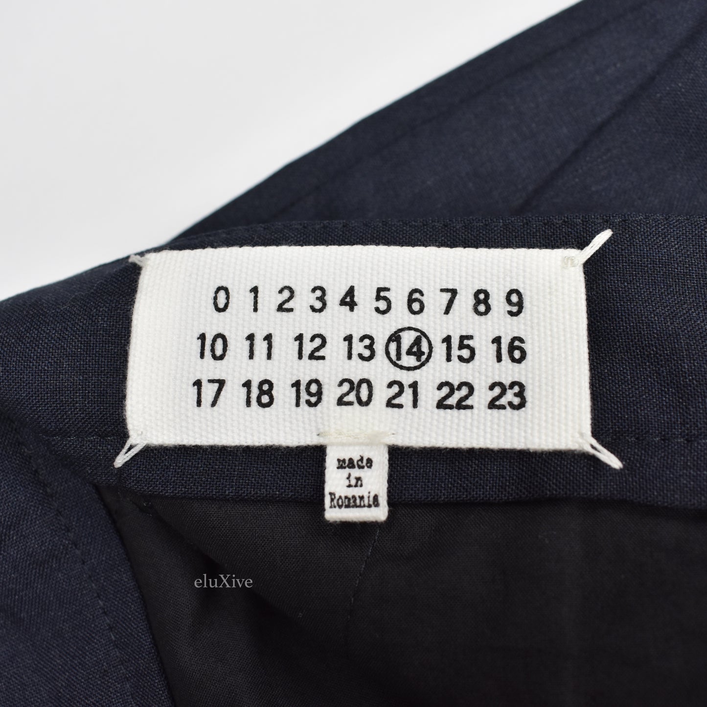Maison Margiela - Navy Pleated Wool Pants