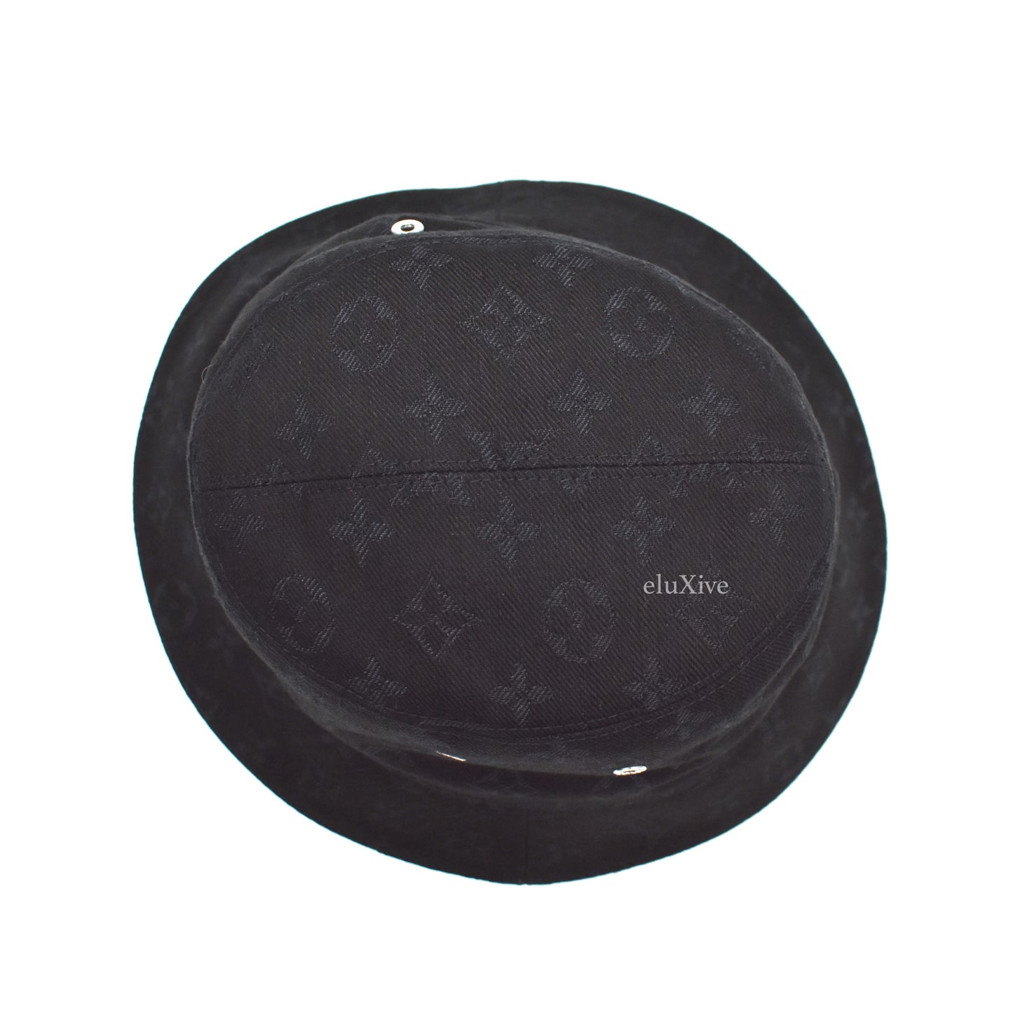 Louis Vuitton - Monogram Denim Woven Bucket Hat (Black)