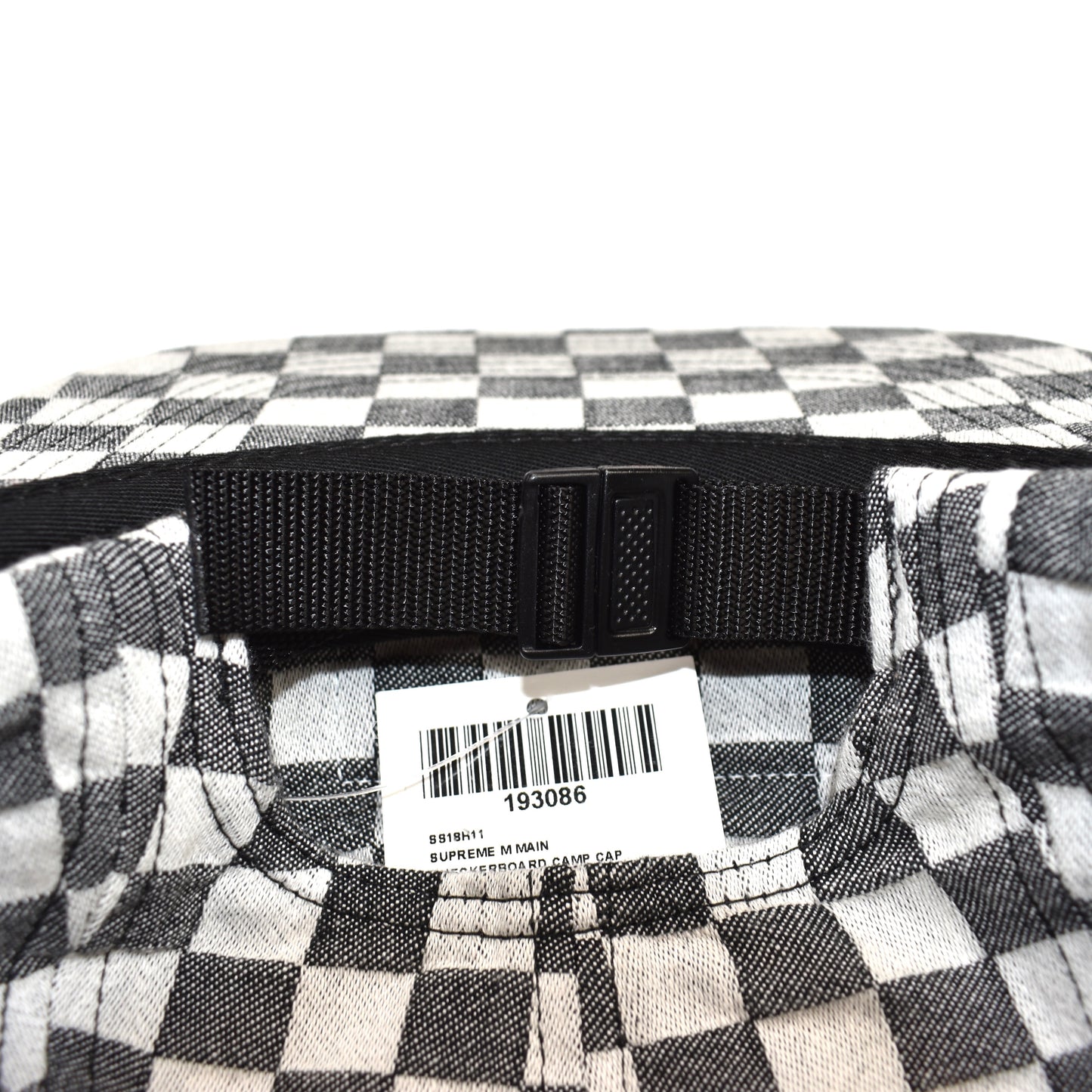 Supreme - Black Box Logo Checkered Hat