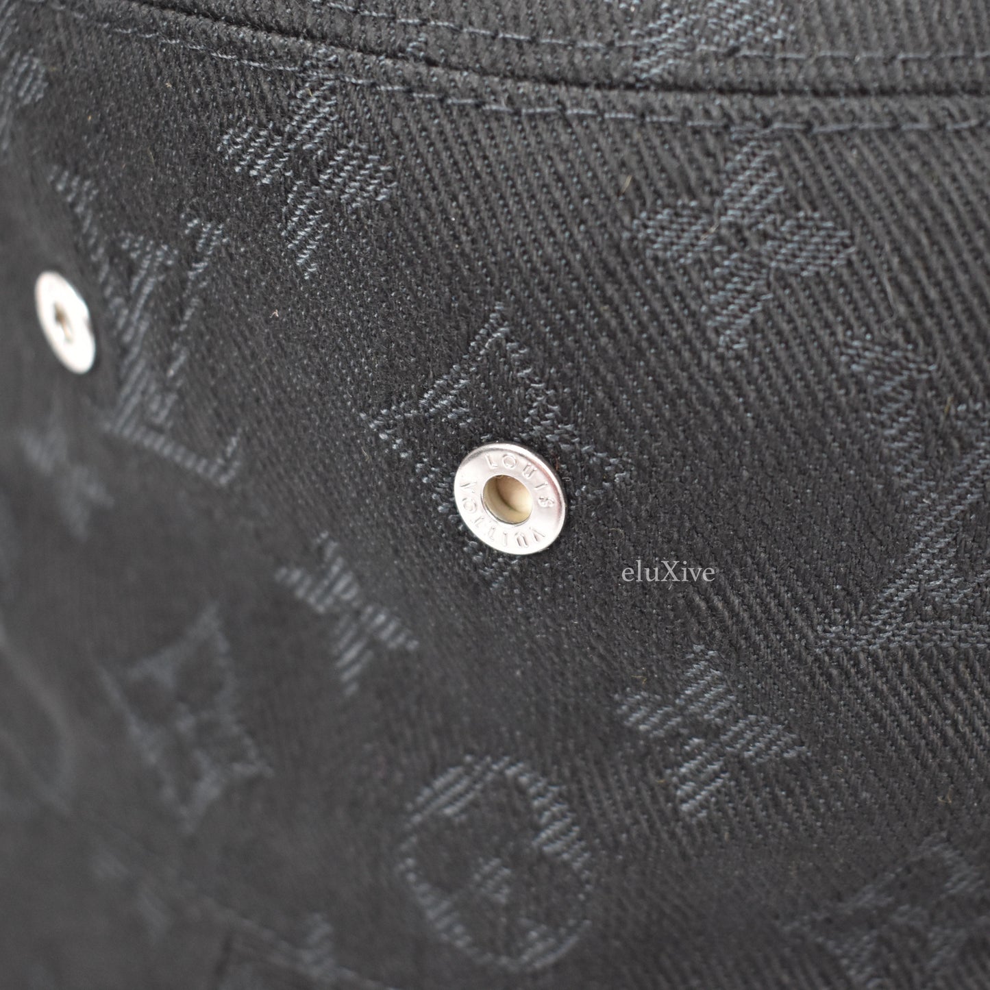 Louis Vuitton - Monogram Denim Woven Bucket Hat (Black)
