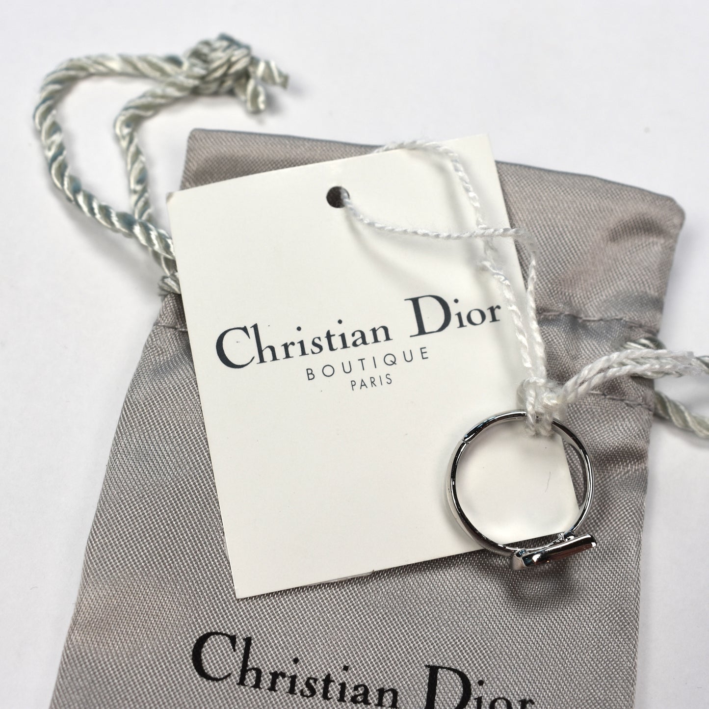 Dior - Crystal Logo Rings (Set of 4)