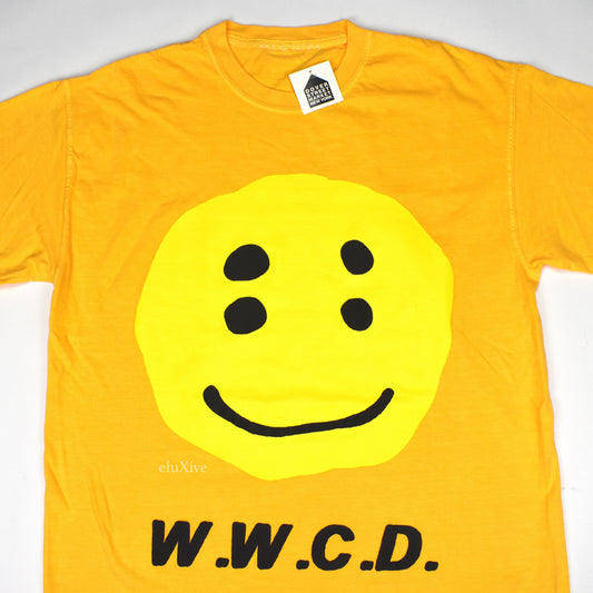 Cactus Plant Flea Market - Pastel Orange 'WWCD' Crewneck T-Shirt