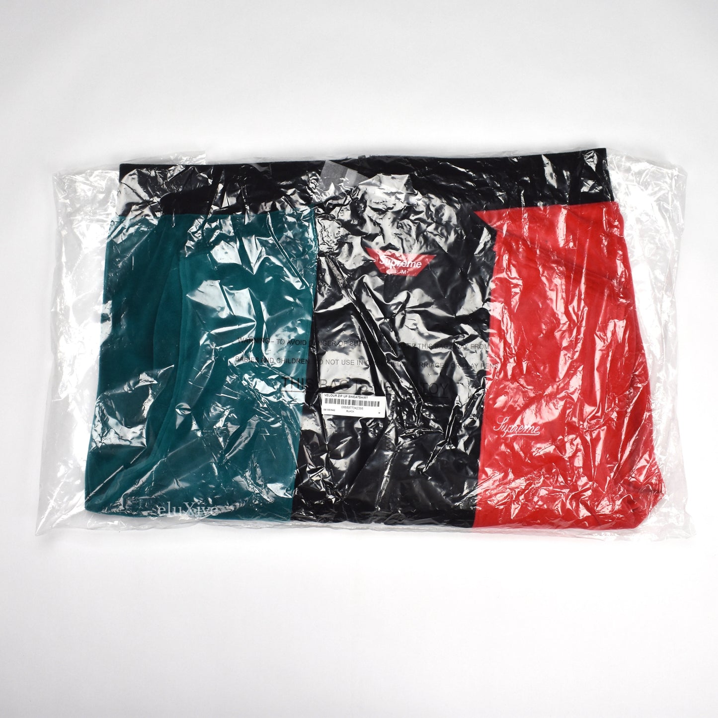 Supreme - 'Gucci' Stripe Velour Track Jacket