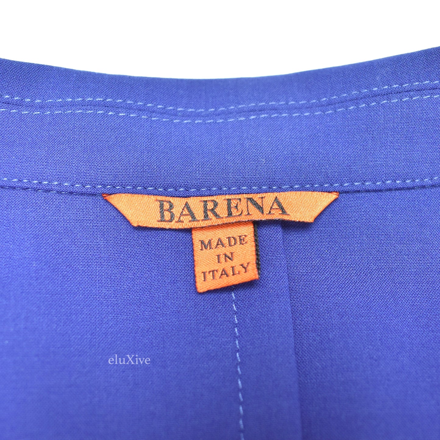 Barena - Blue Unlined Stretch Wool Blazer