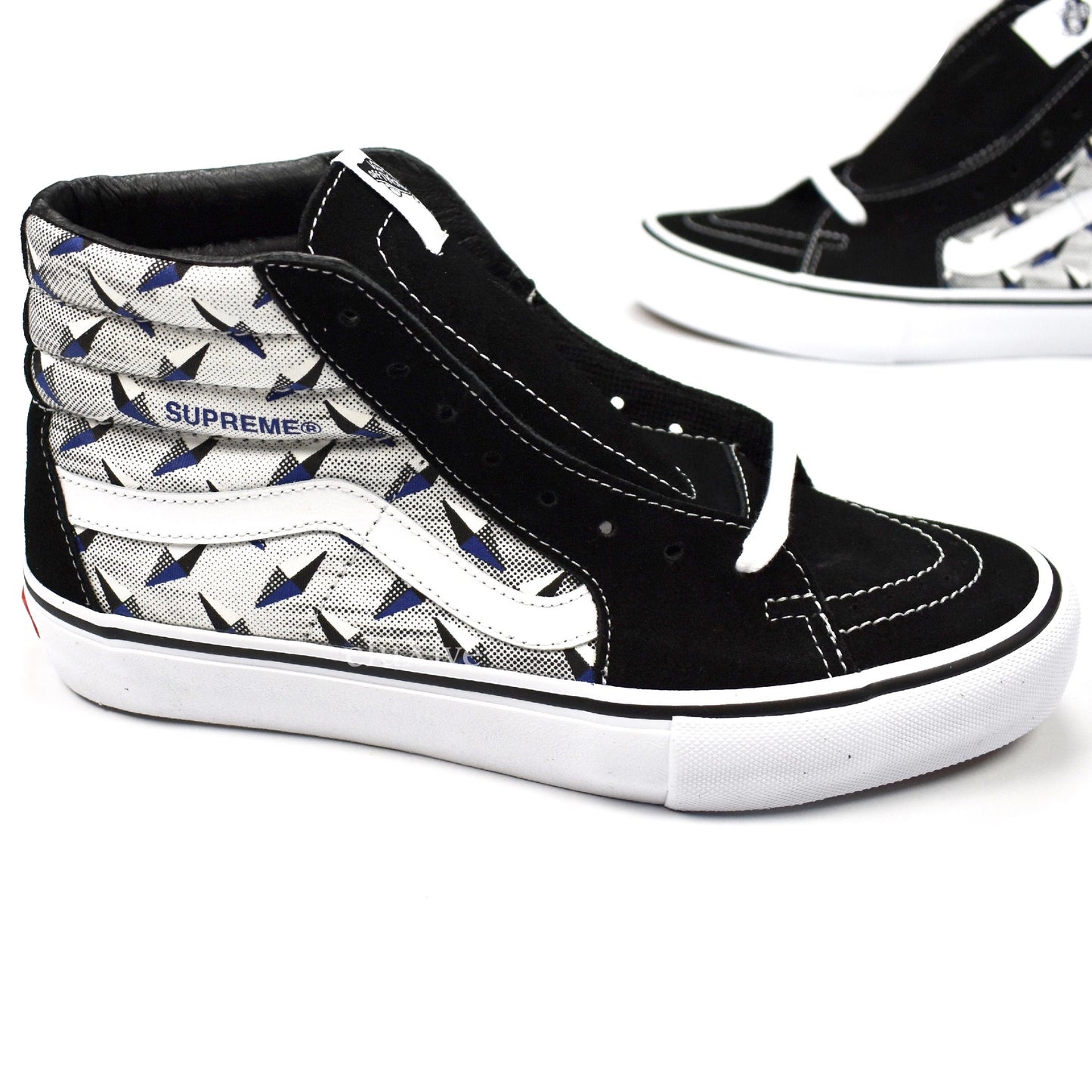Supreme x Vans - Sk8 Hi Pro Diamond Plate (Black)