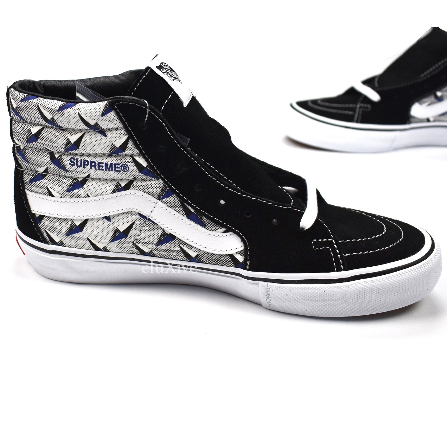 Supreme x Vans - Sk8 Hi Pro Diamond Plate (Black)