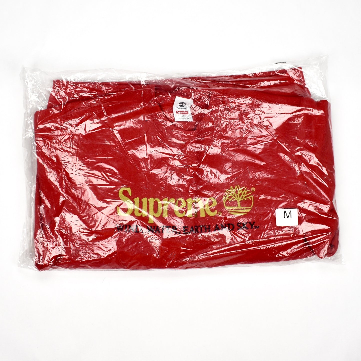 Supreme x Timberland - Red Logo Embroidered Sweatshirt