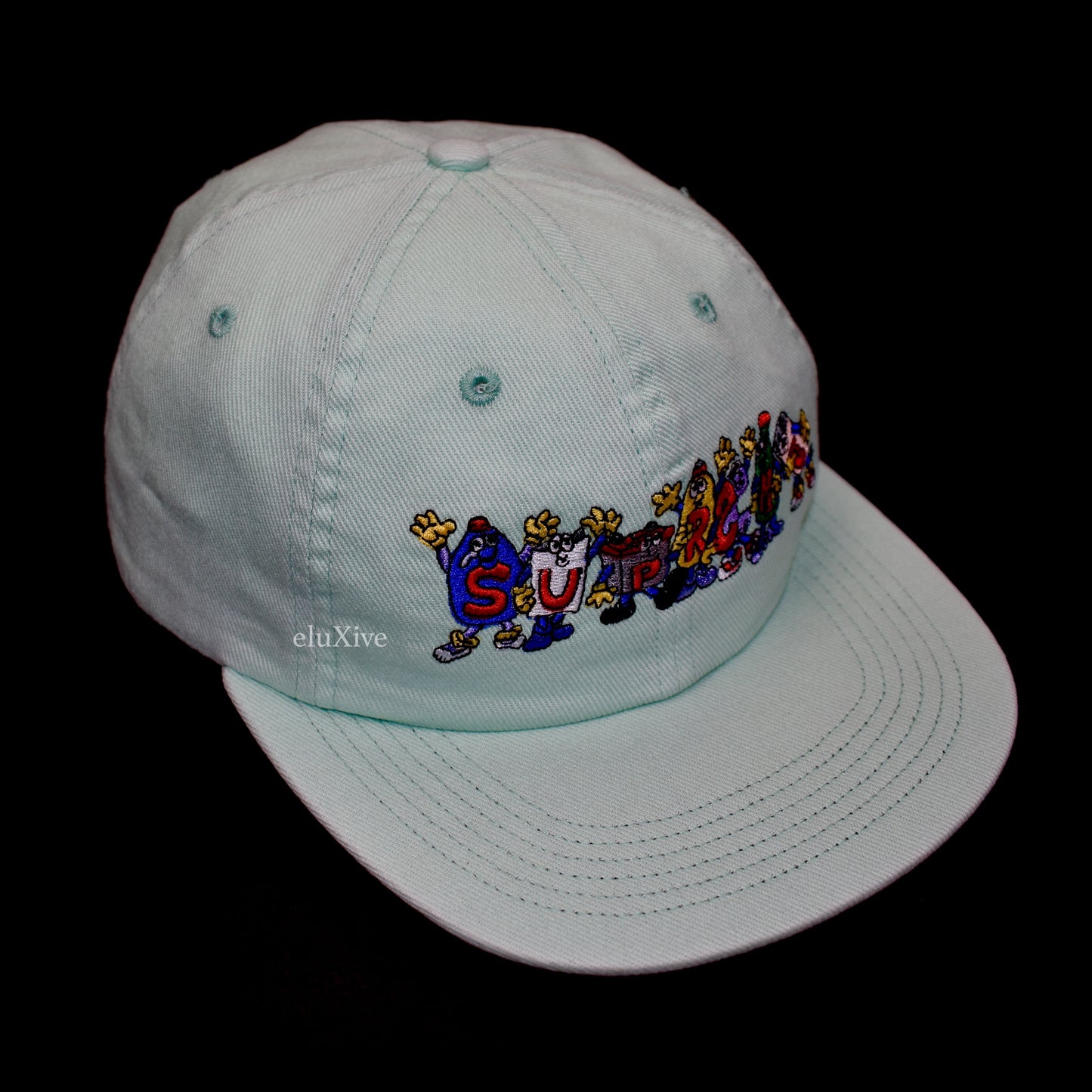 Supreme - Mint Green 'Friends' Logo Hat