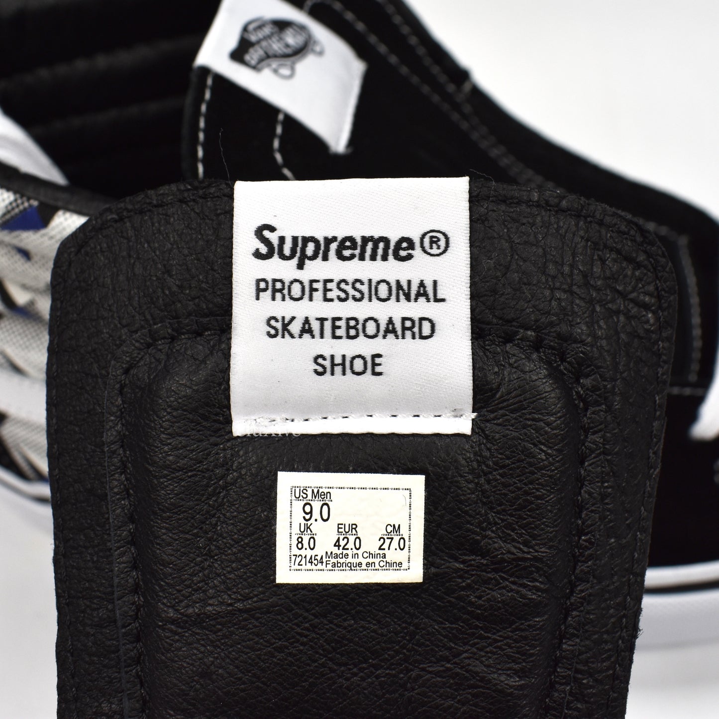 Supreme x Vans - Sk8 Hi Pro Diamond Plate (Black)