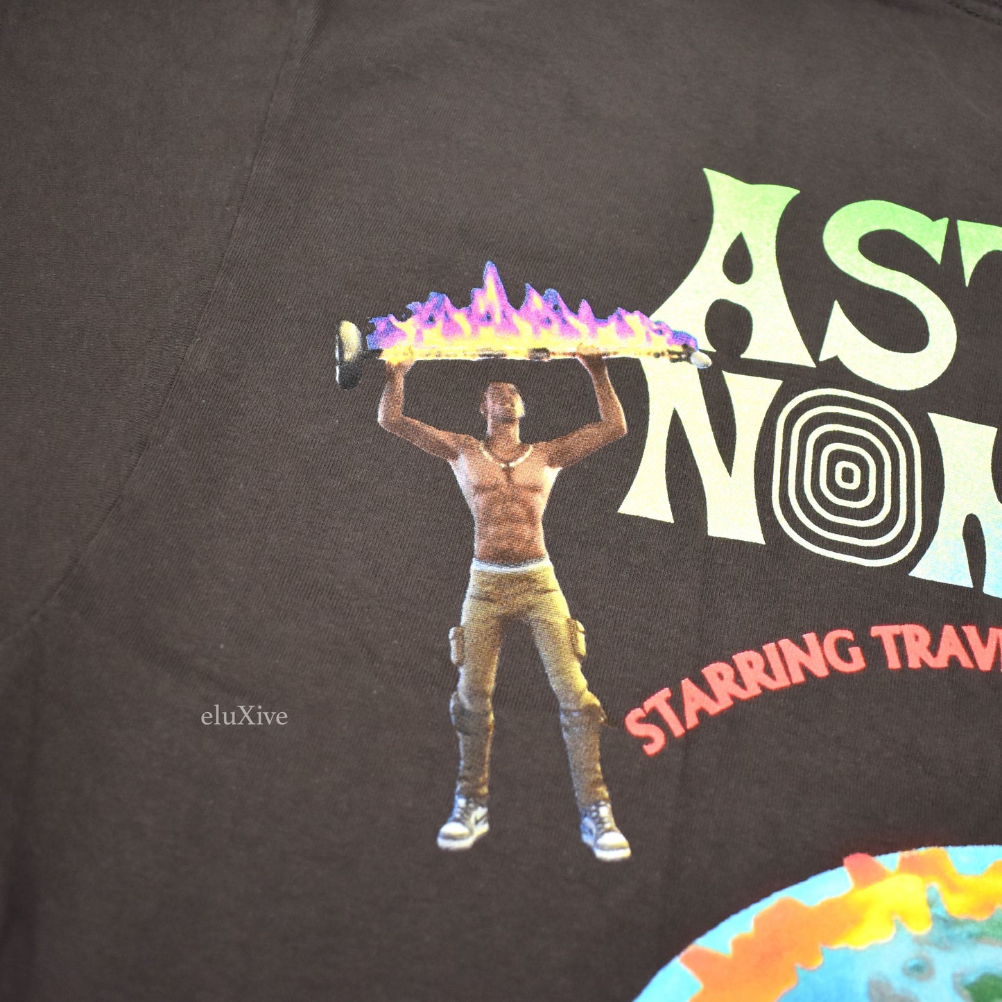 Travis Scott - Fortnite Event Logo T-Shirt (Brown)