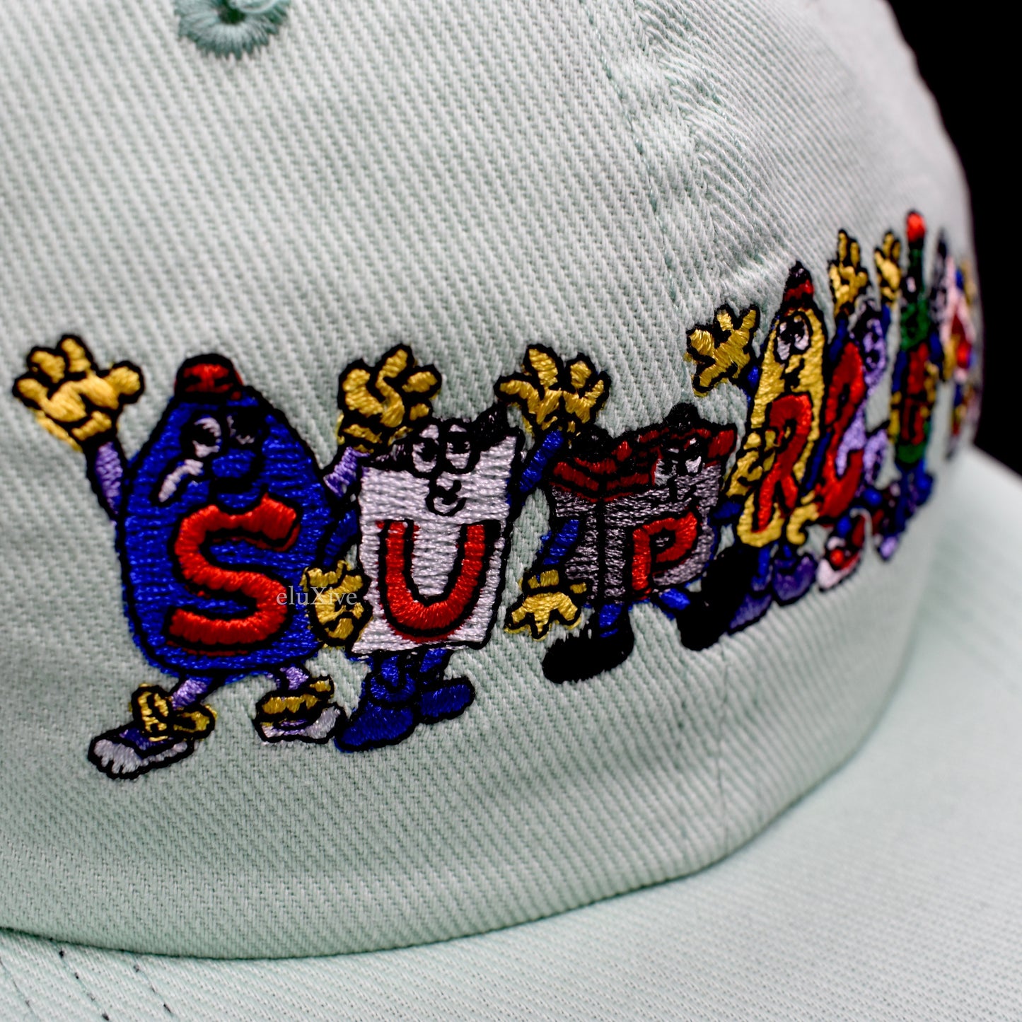 Supreme - Mint Green 'Friends' Logo Hat