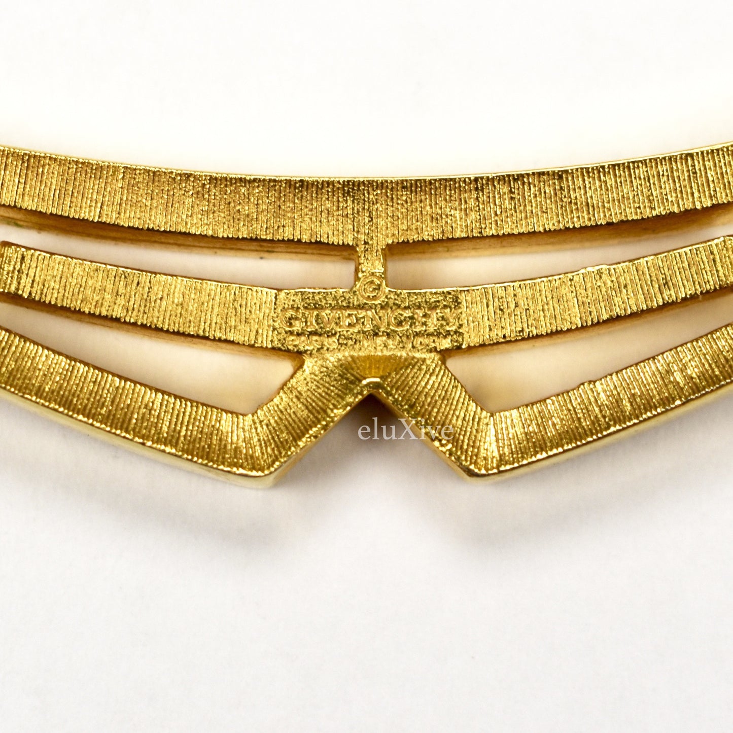 Givenchy - 1976 Runway Gold Mirrored G Logo Necklace