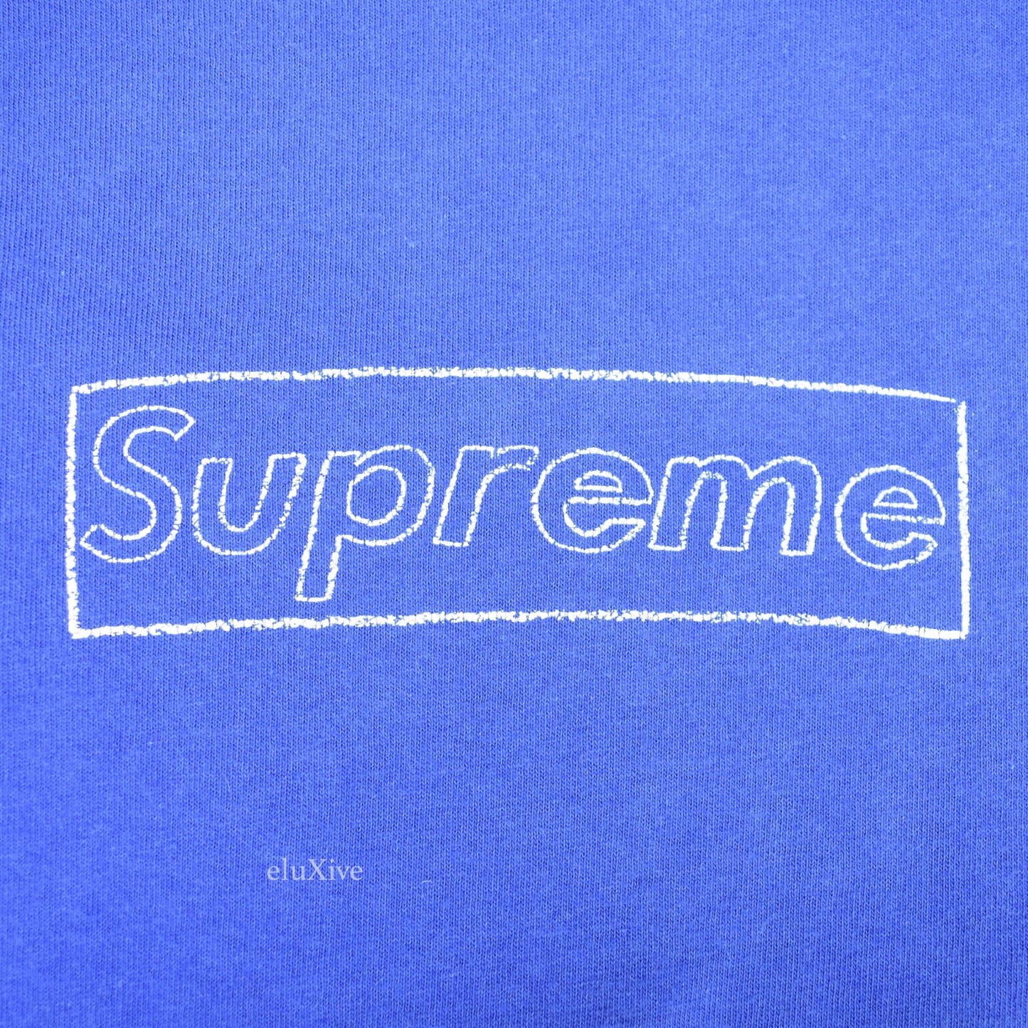 Supreme x KAWS - Blue Box Logo T-Shirt