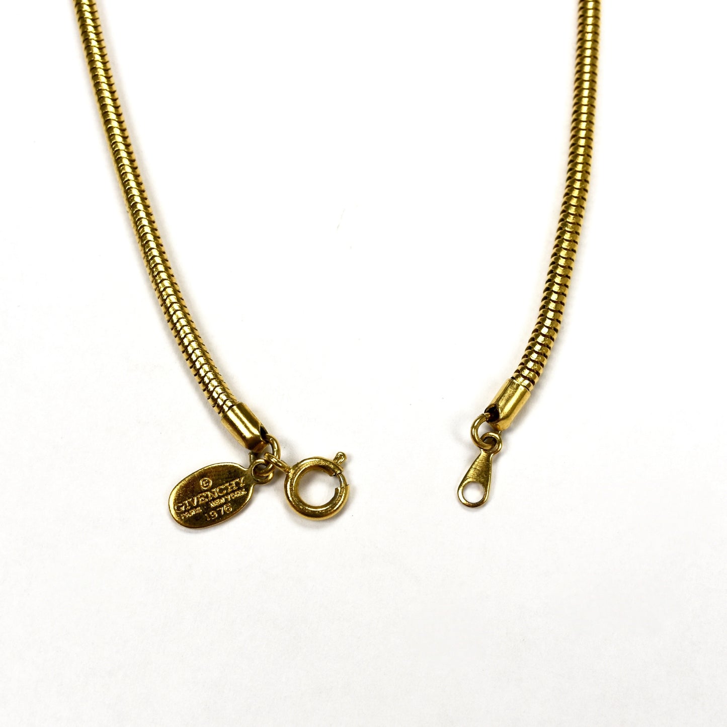 Givenchy - 1976 Runway Gold Mirrored G Logo Necklace