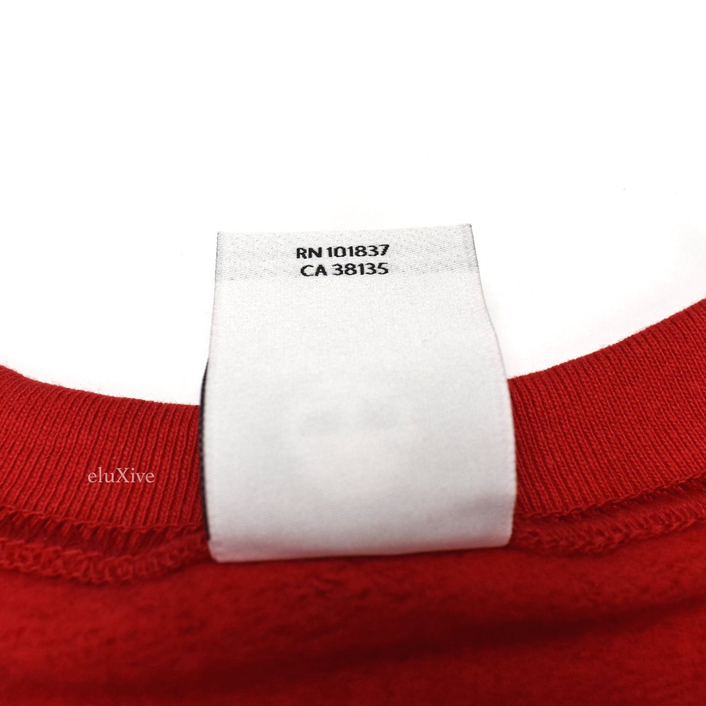 Supreme x Timberland - Red Logo Embroidered Sweatshirt