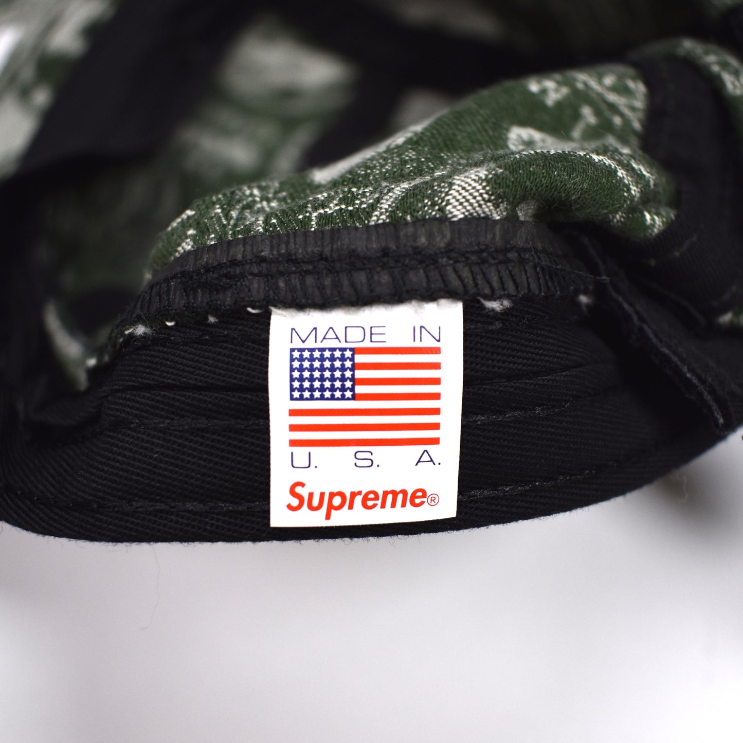 Supreme - 100 Dollar Bill Box Logo Hat