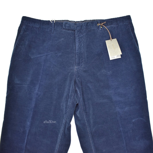 Boglioli - Navy Blue Corduroy Pants