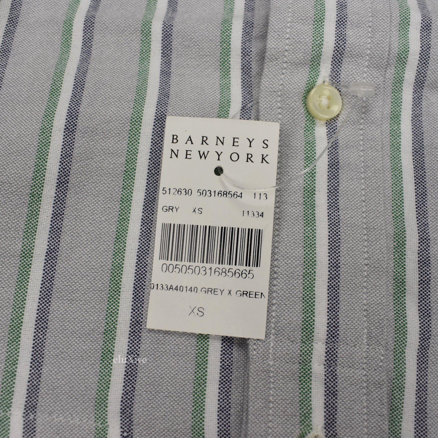 Thom Browne - Thom Grey Triple Stripe Oxford Shirt