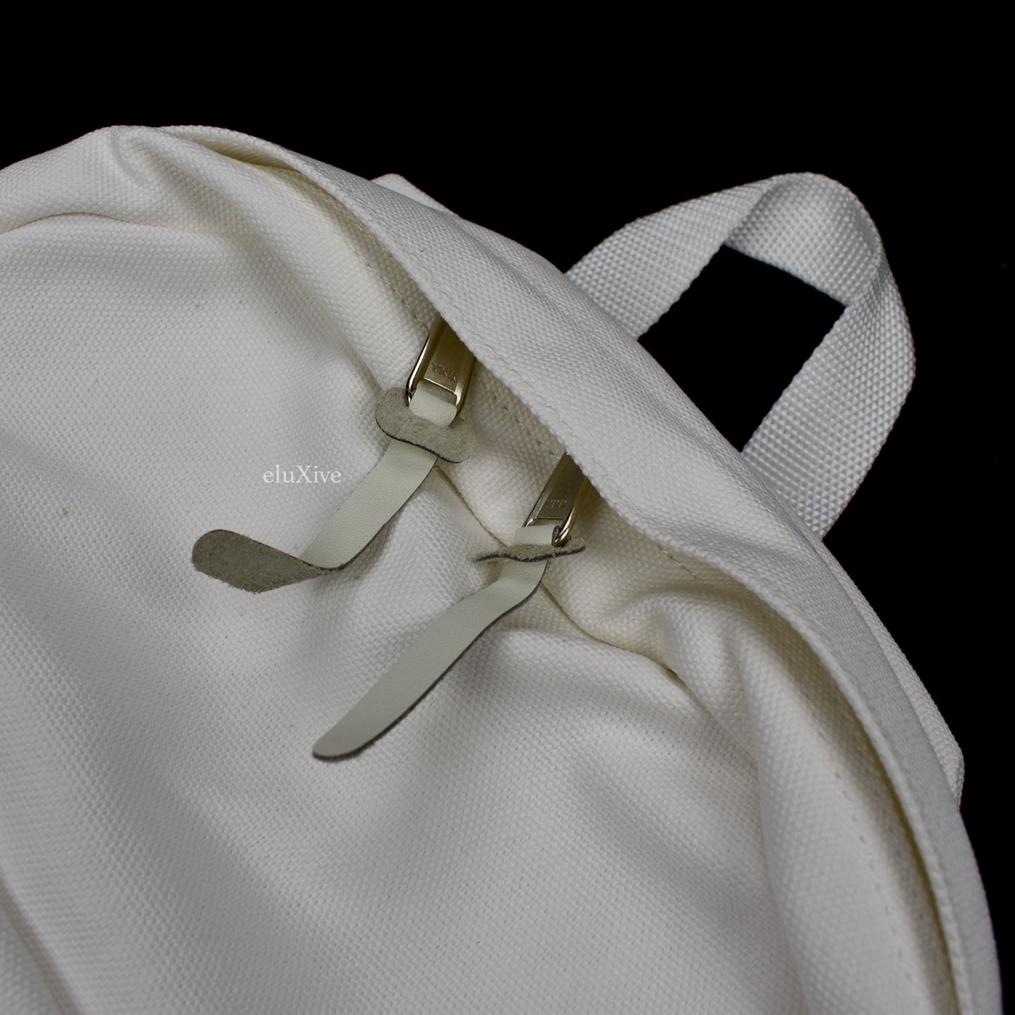 Supreme - Red Box Logo Canvas Backpack (White)