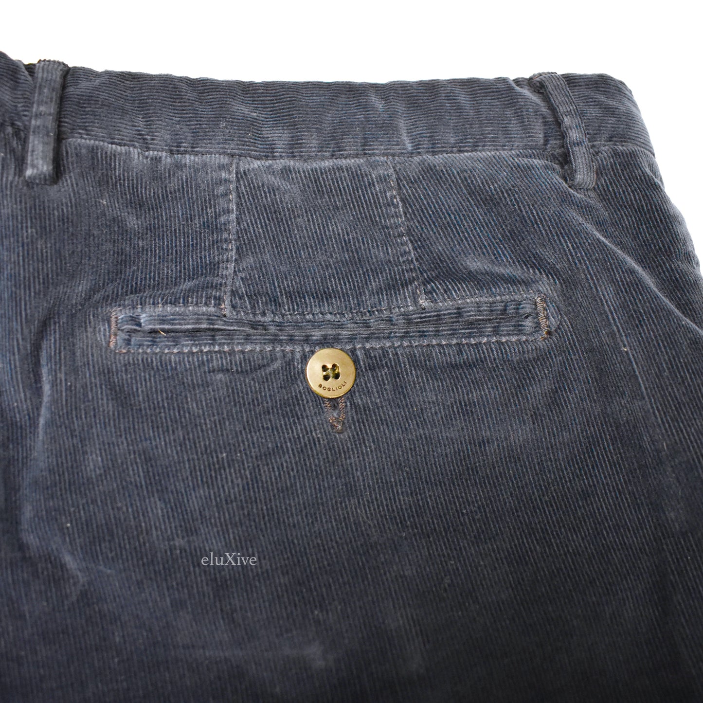 Boglioli - Navy Blue Corduroy Pants