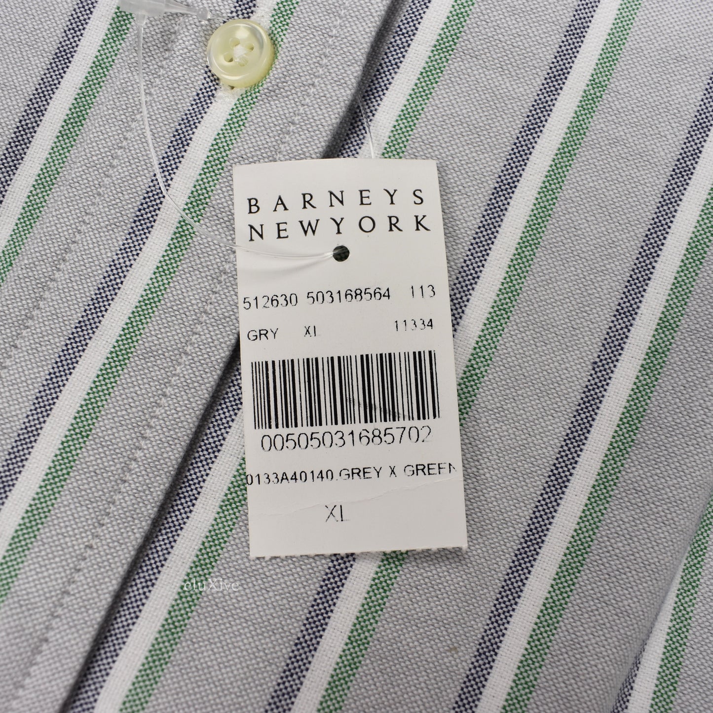 Thom Browne - Thom Grey Triple Stripe Oxford Shirt