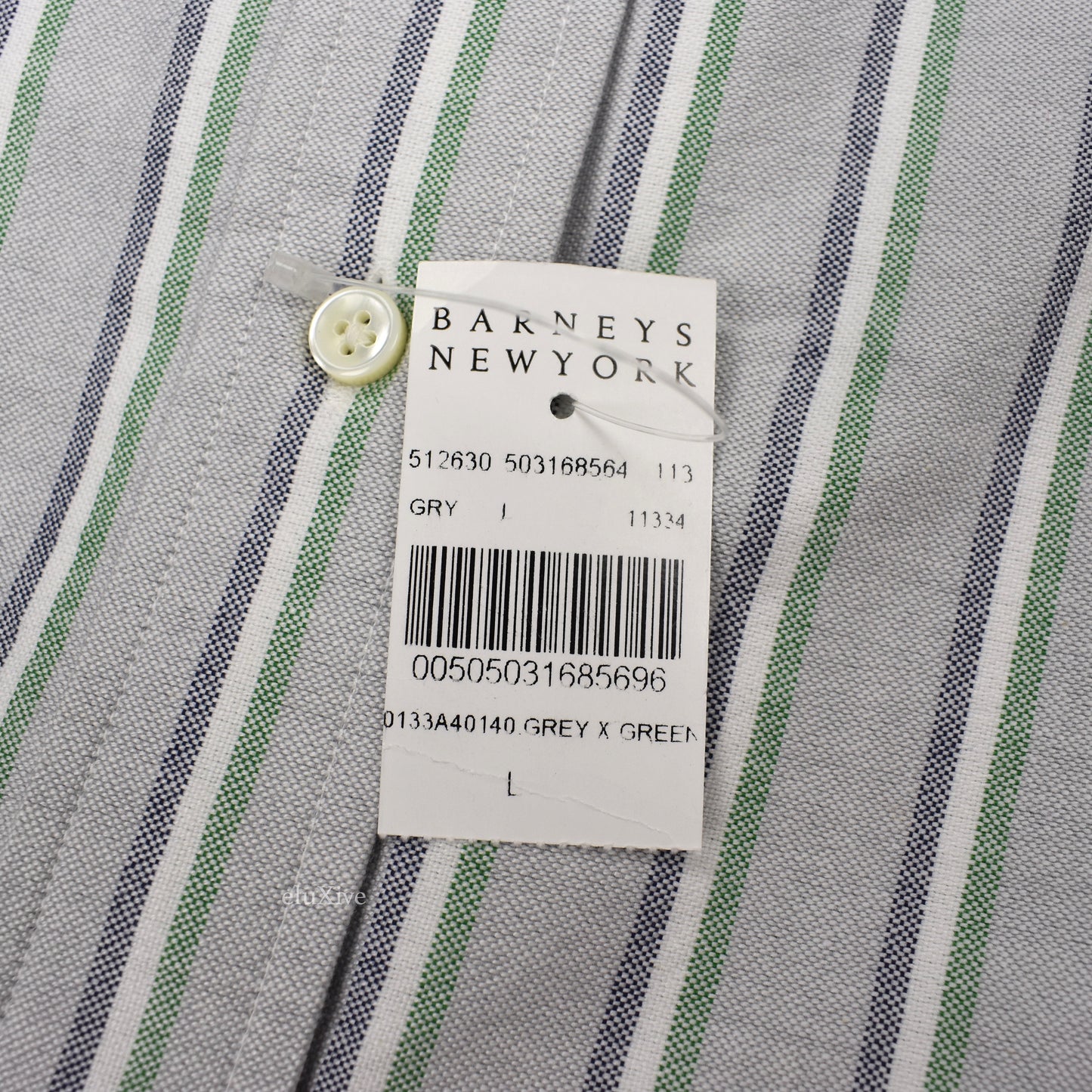 Thom Browne - Thom Grey Triple Stripe Oxford Shirt