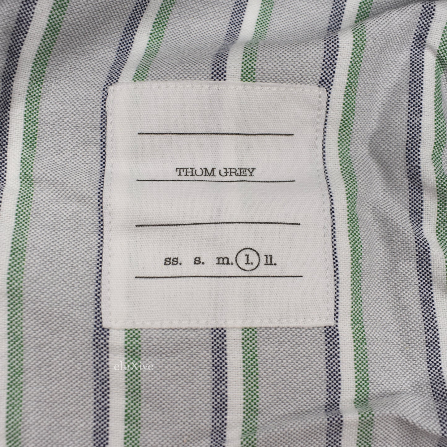 Thom Browne - Thom Grey Triple Stripe Oxford Shirt