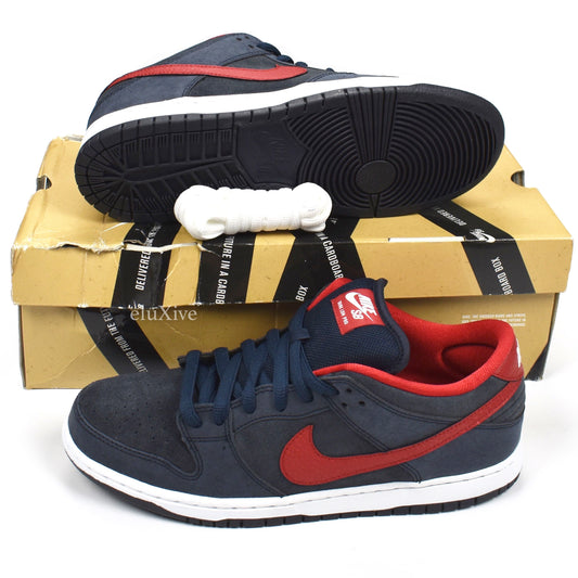 Nike - Dunk Low Pro SB (Obsidian/Red)