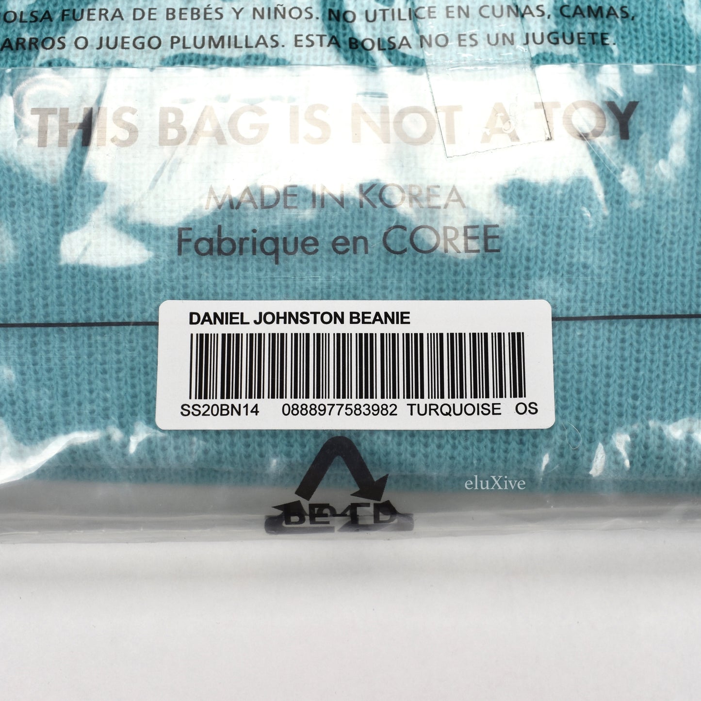 Supreme x Daniel Johnston - Frog Logo Beanie (Turquoise)