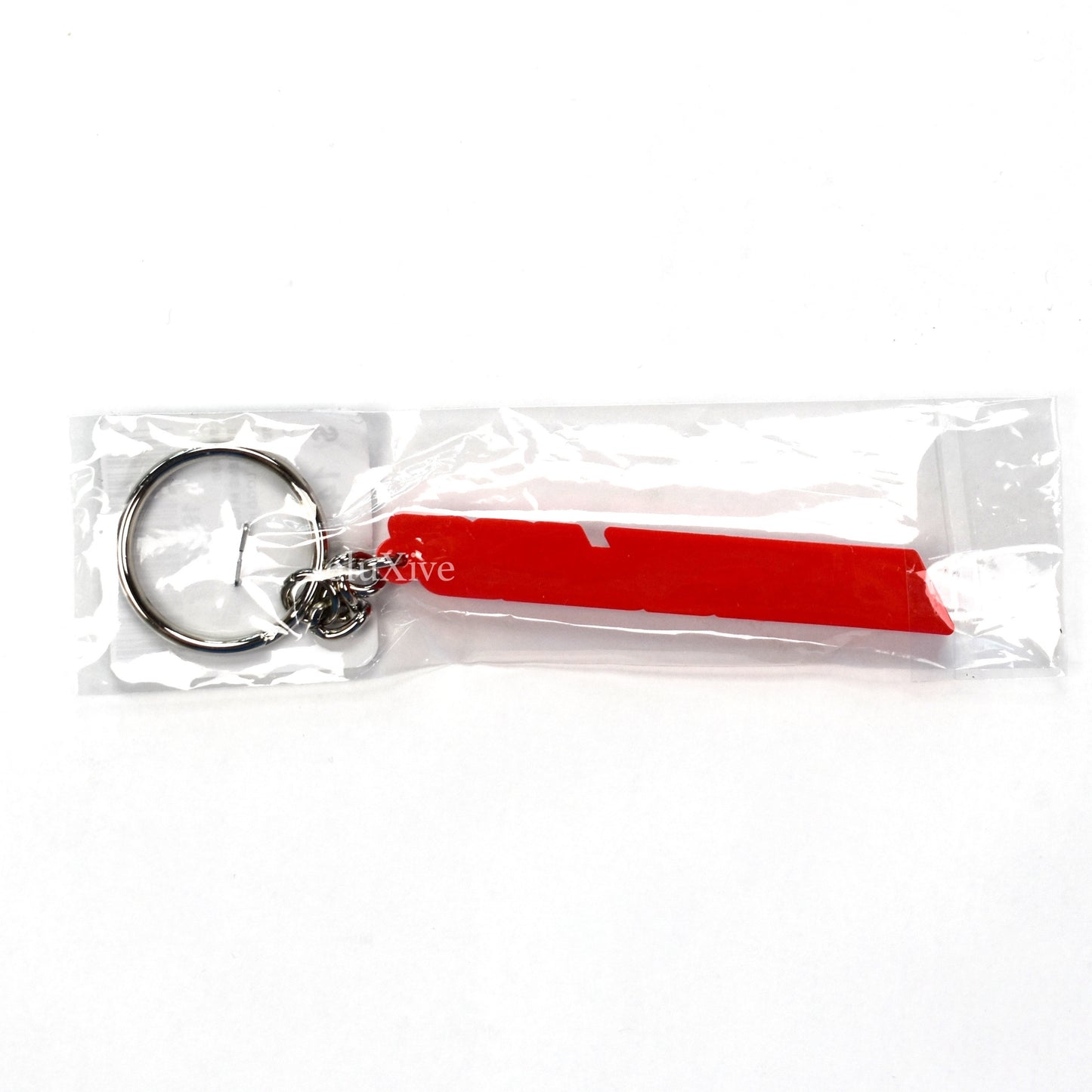Supreme - Red Bevel Logo Keychain