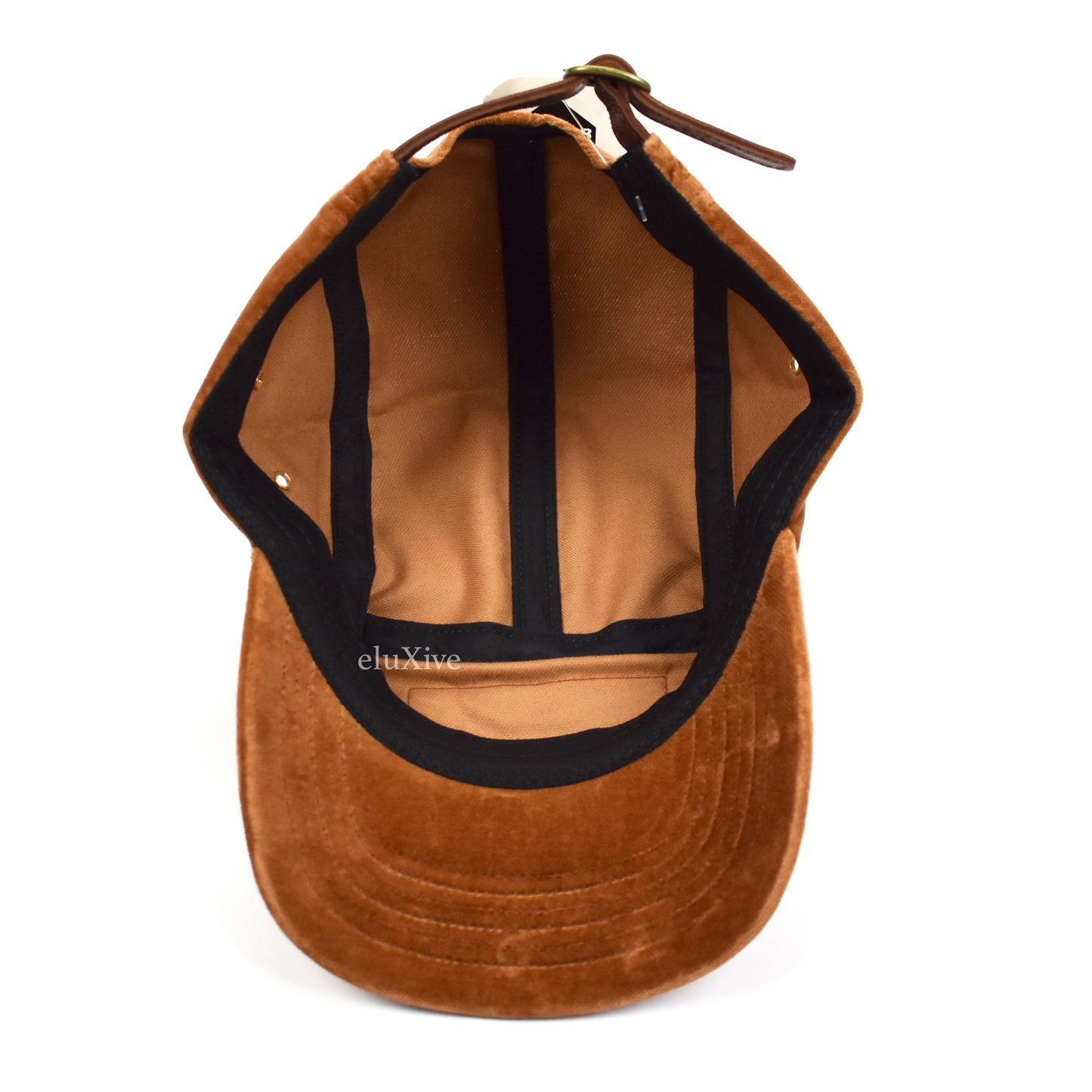 Supreme - Red Box Logo Velvet Hat (Brown)