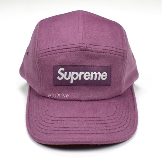 Supreme x Loro Piana - Purple Wool Box Logo Hat