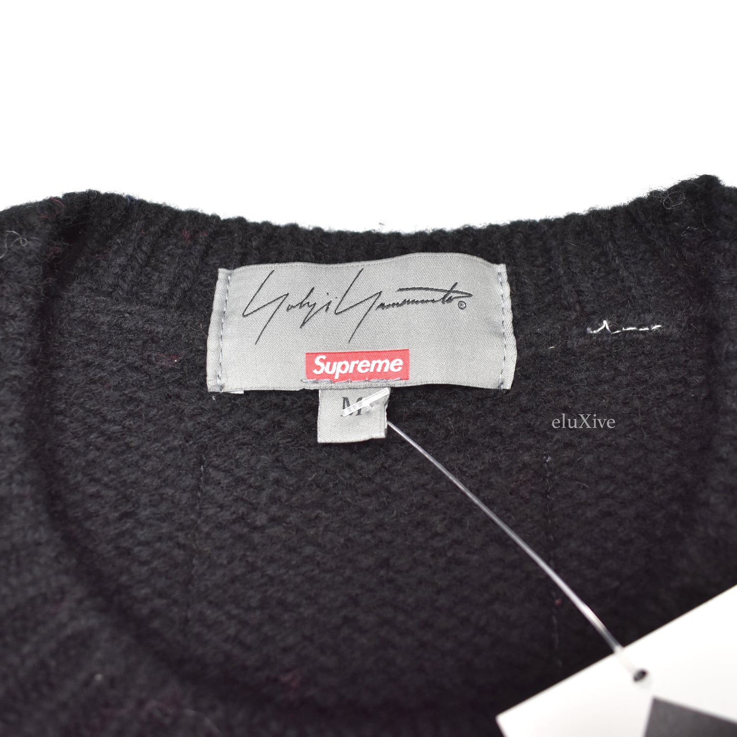 Supreme x Yohji Yamamoto - Intarsia Knit Flower Logo Sweater