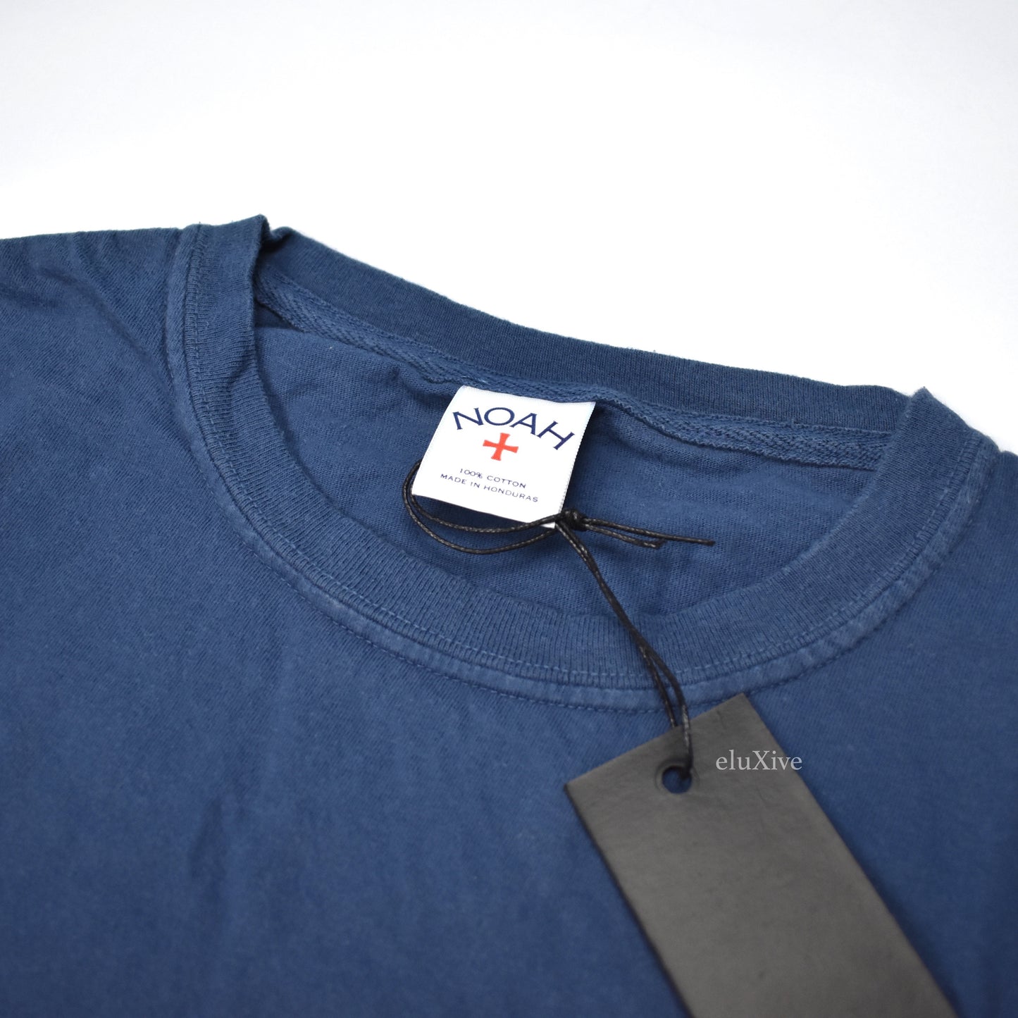 Noah - Navy Core Logo Pocket T-Shirt