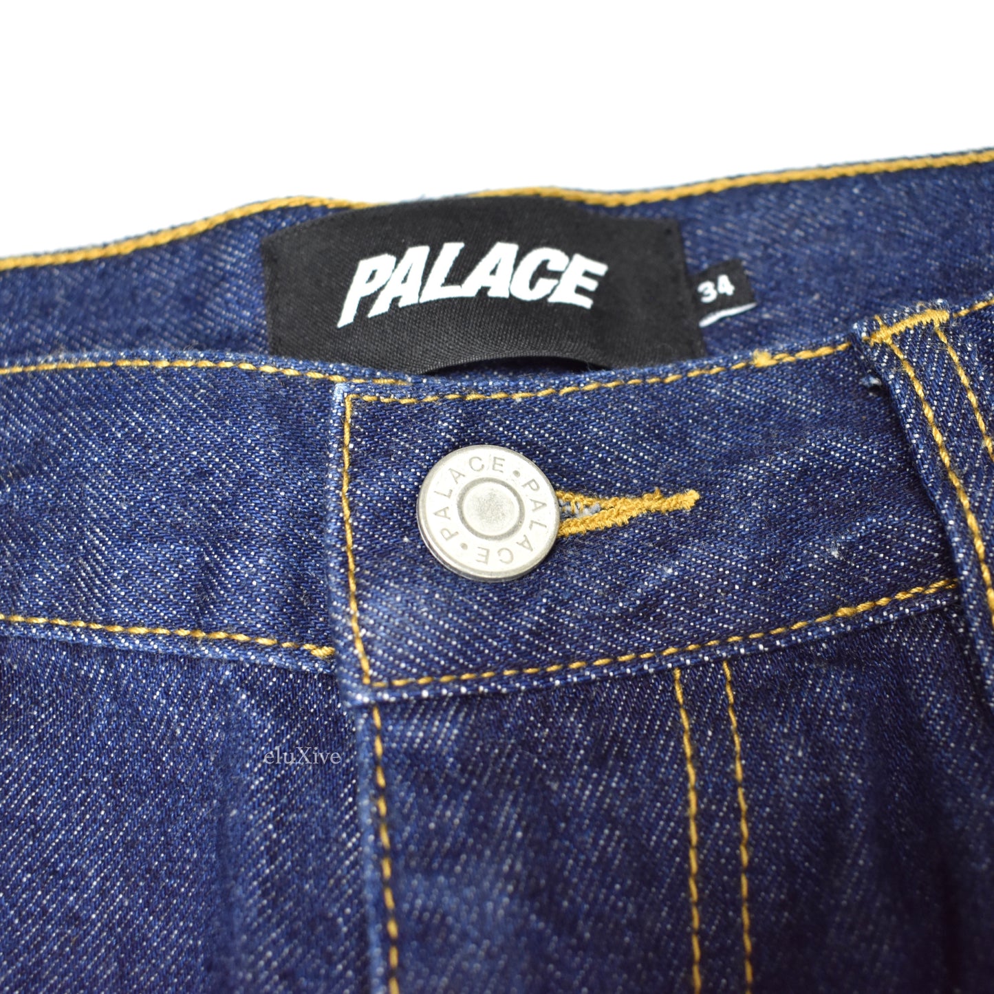 Palace x Loony Tunes - Tweety-P Logo Embroidered Denim Jeams