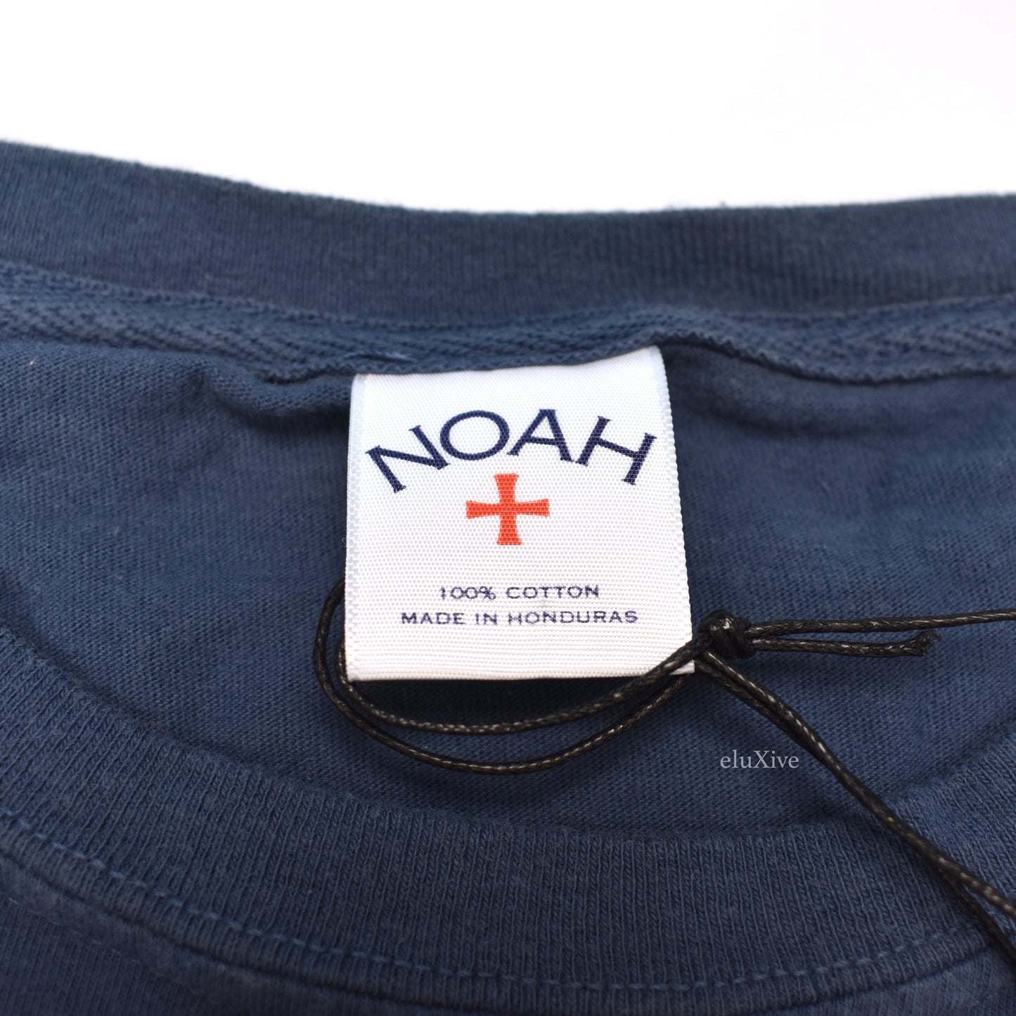 Noah - Navy Core Logo Pocket T-Shirt