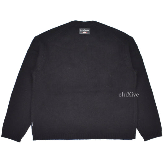Supreme x Yohji Yamamoto - Intarsia Knit Flower Logo Sweater