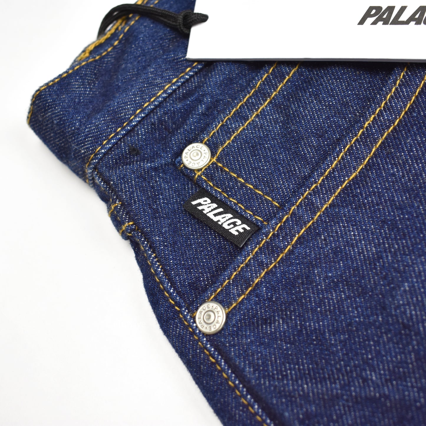 Palace x Loony Tunes - Tweety-P Logo Embroidered Denim Jeams