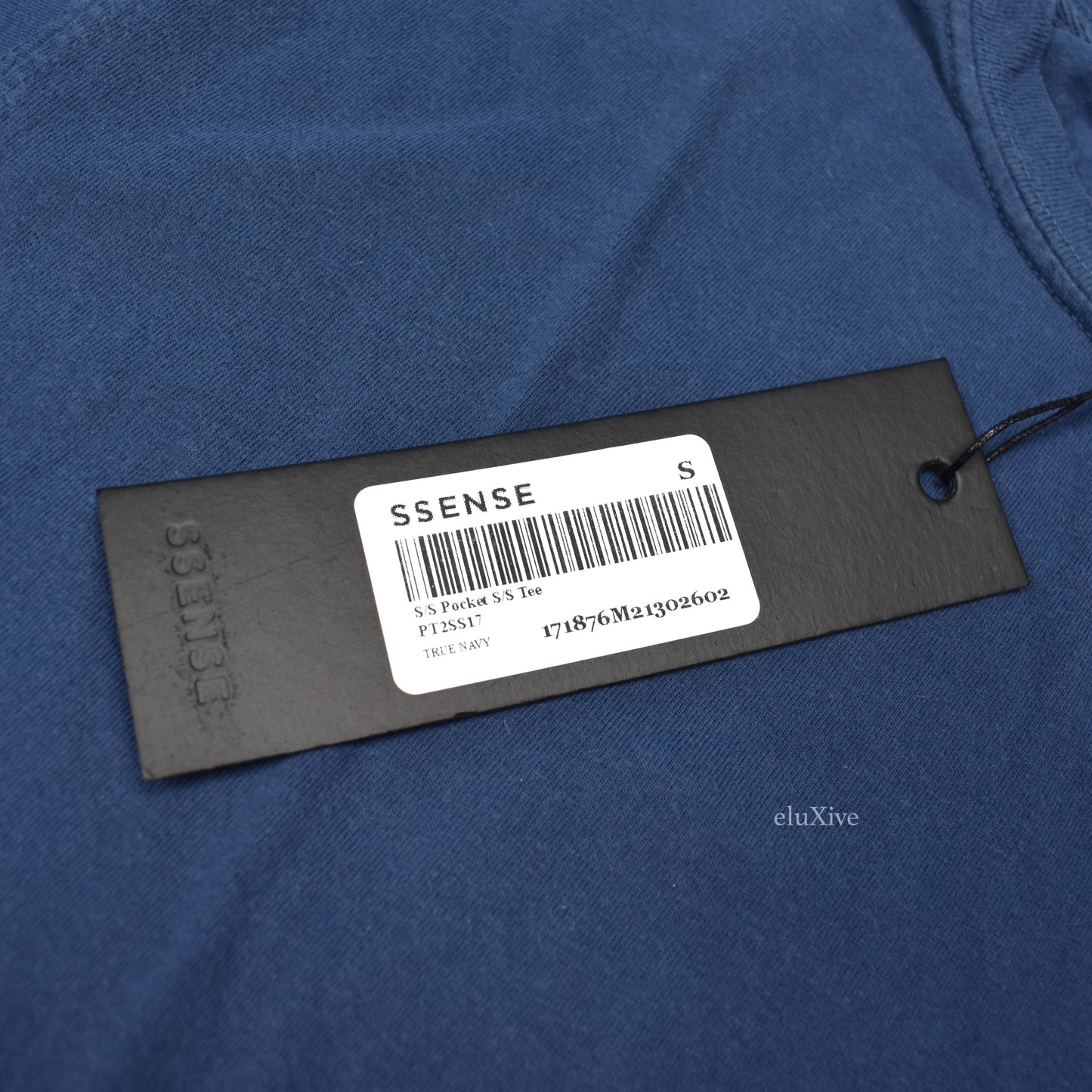 Noah - Navy Core Logo Pocket T-Shirt