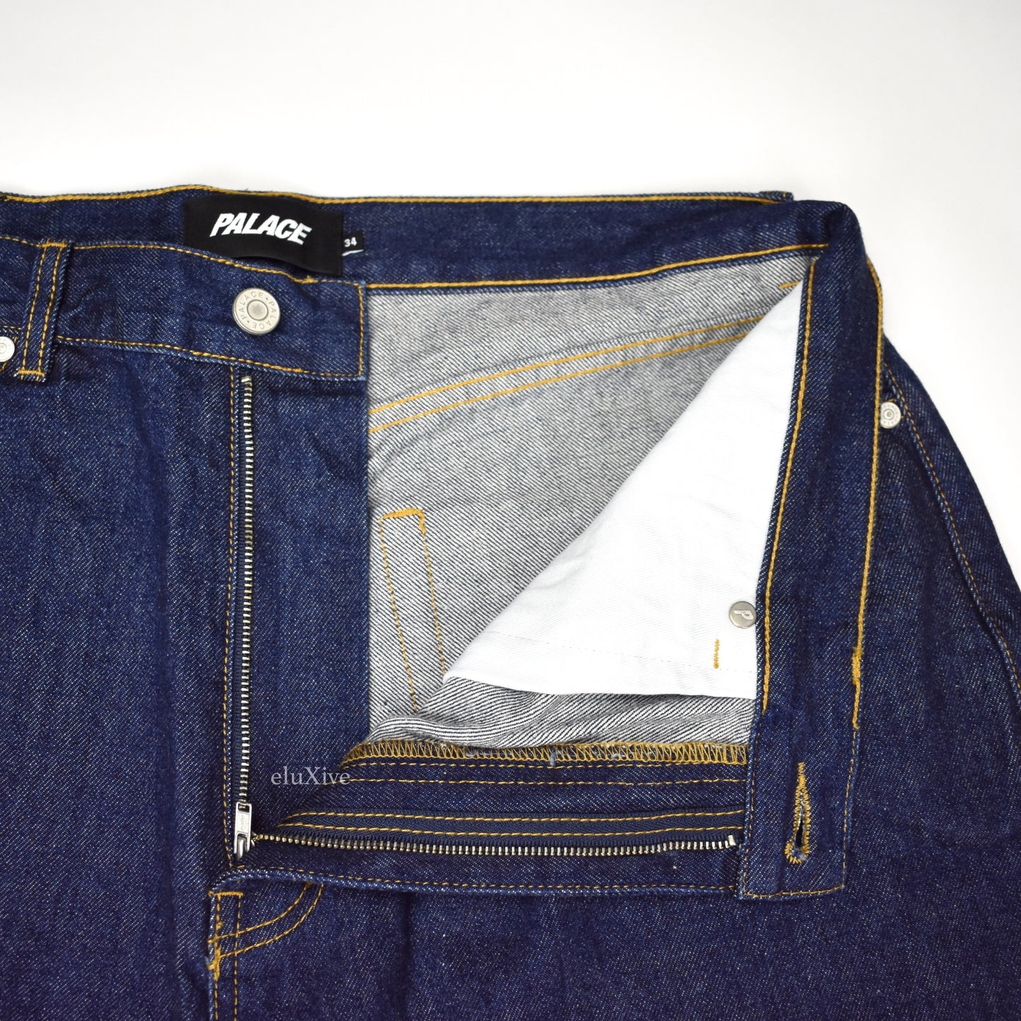 Palace x Loony Tunes - Tweety-P Logo Embroidered Denim Jeams