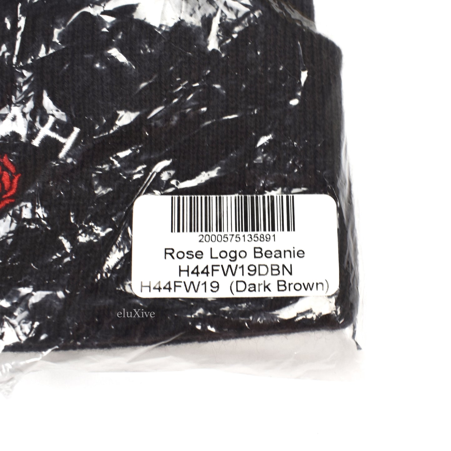 Noah - Rose Logo Beanie (Dark Brown)