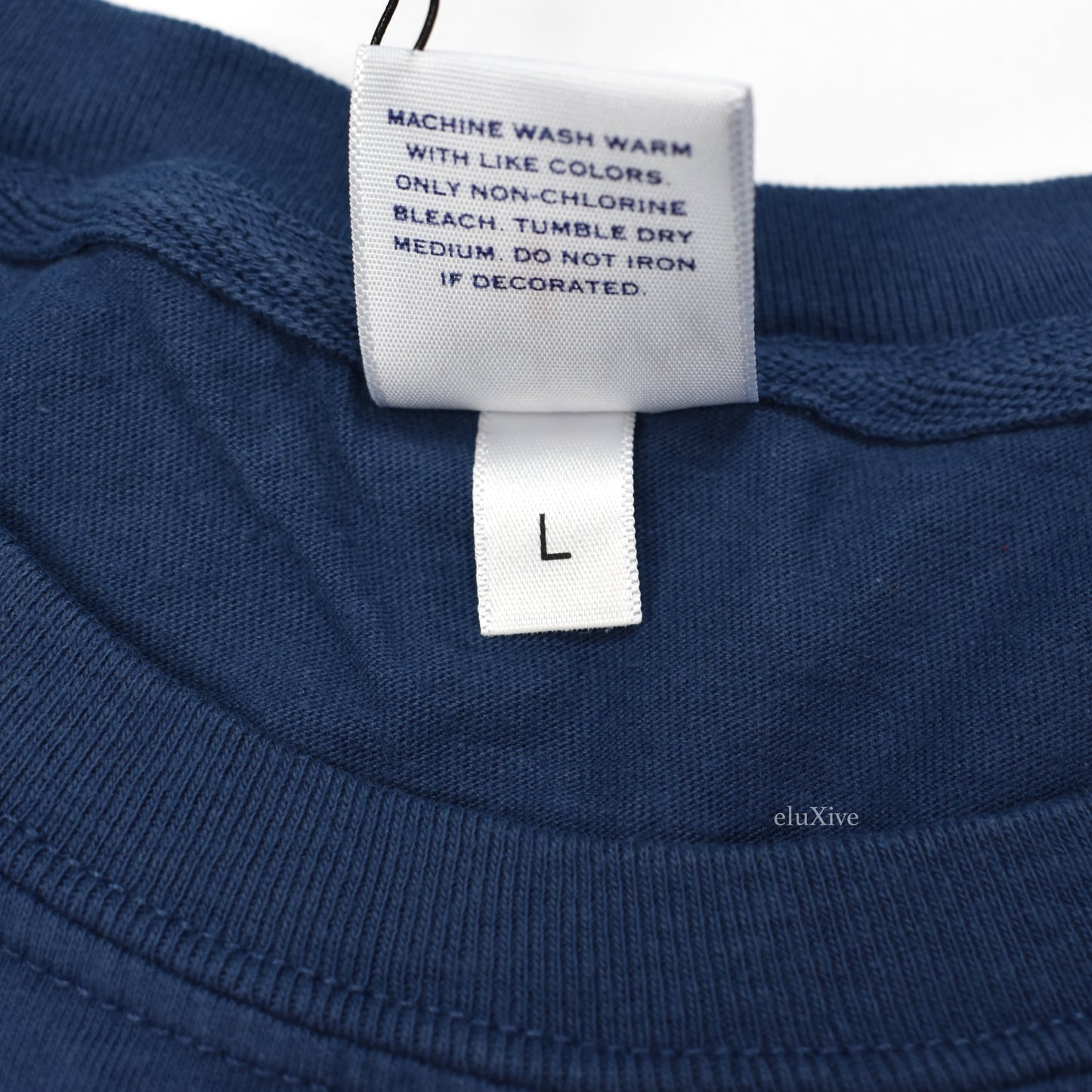 Noah - Navy Core Logo Pocket T-Shirt