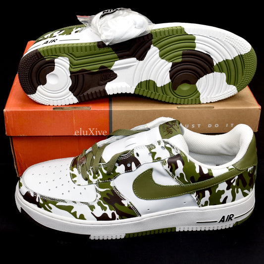 Nike - 2005 Air Force 1 'Camo' (White/Palm Green)