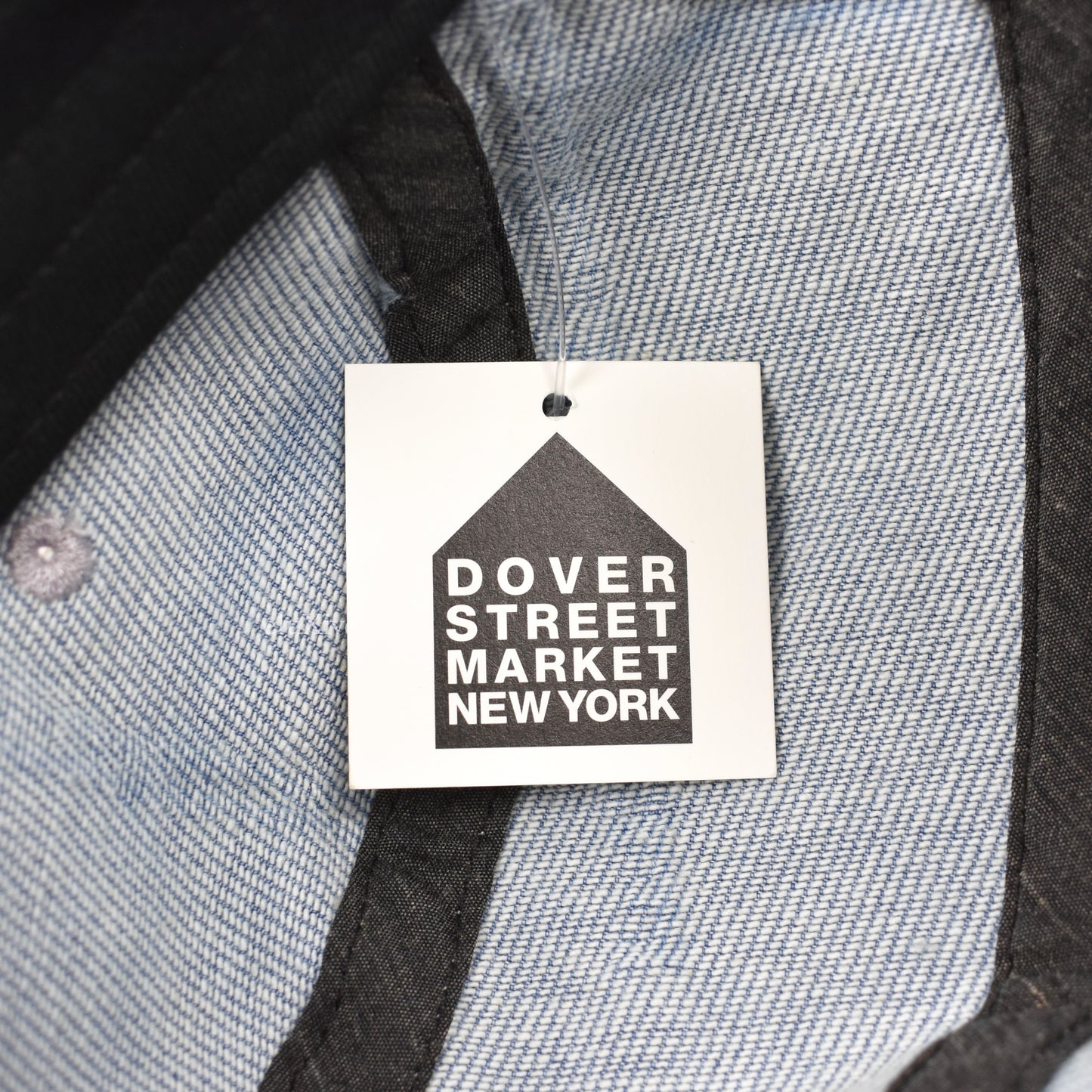 Supreme - Box Logo Stripe Jacquard Denim Hat (Blue)