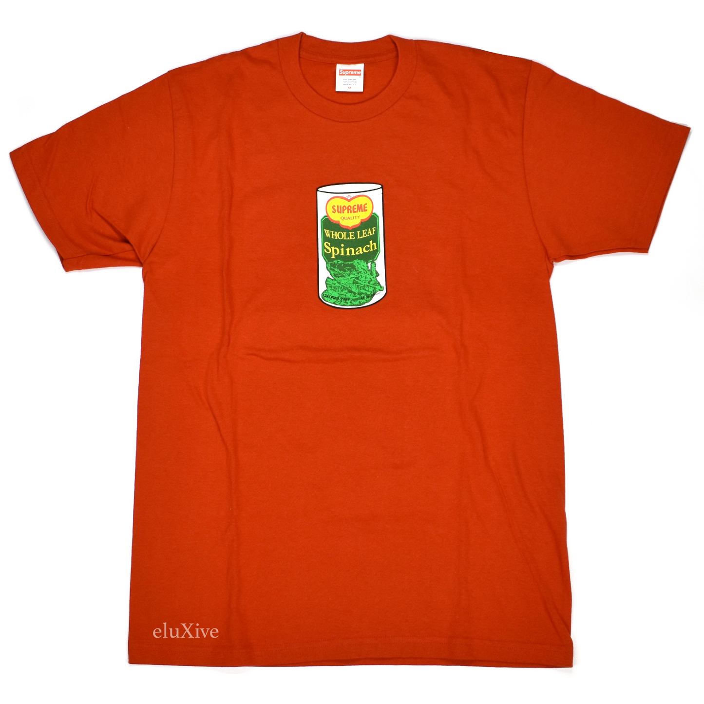 Supreme - Red Spinach Logo T-Shirt